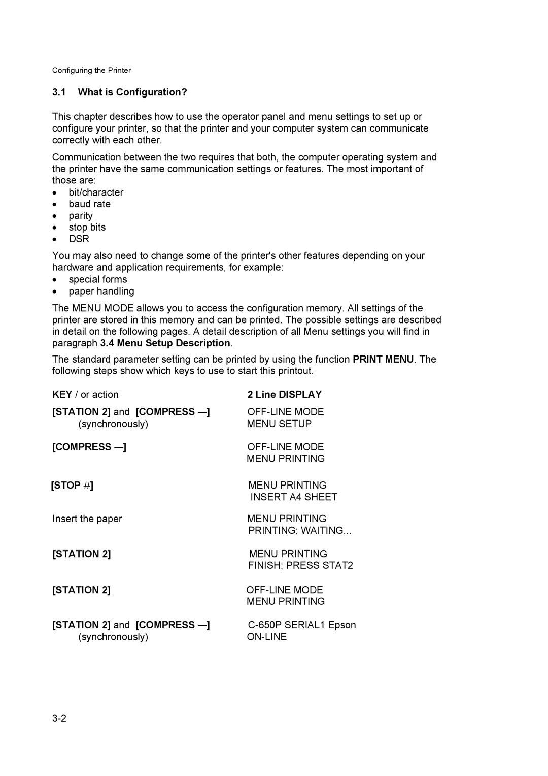 Output Solutions 650 manual What is Configuration?, Dsr, Line Display 