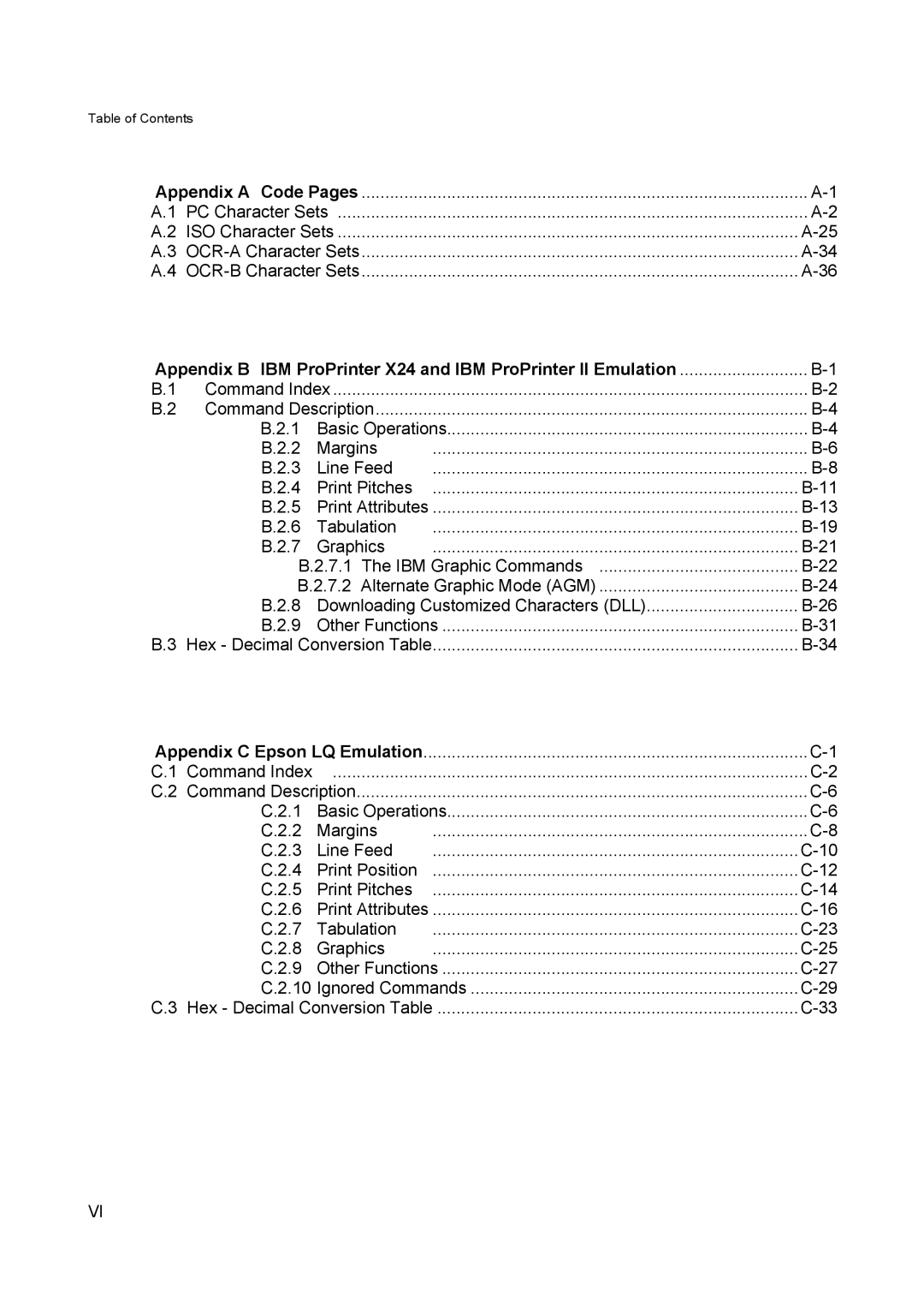 Output Solutions 650 manual Command Index Command Description 