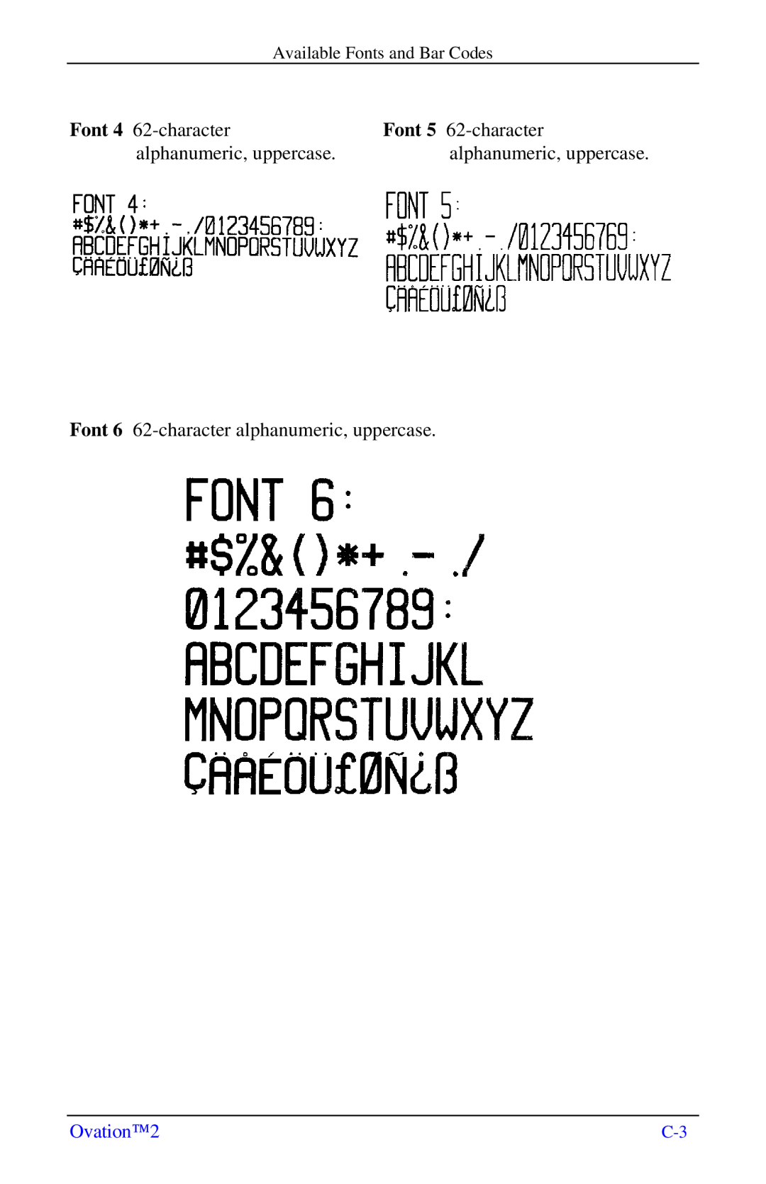 Ovation Software Label Printer manual Ovation2 