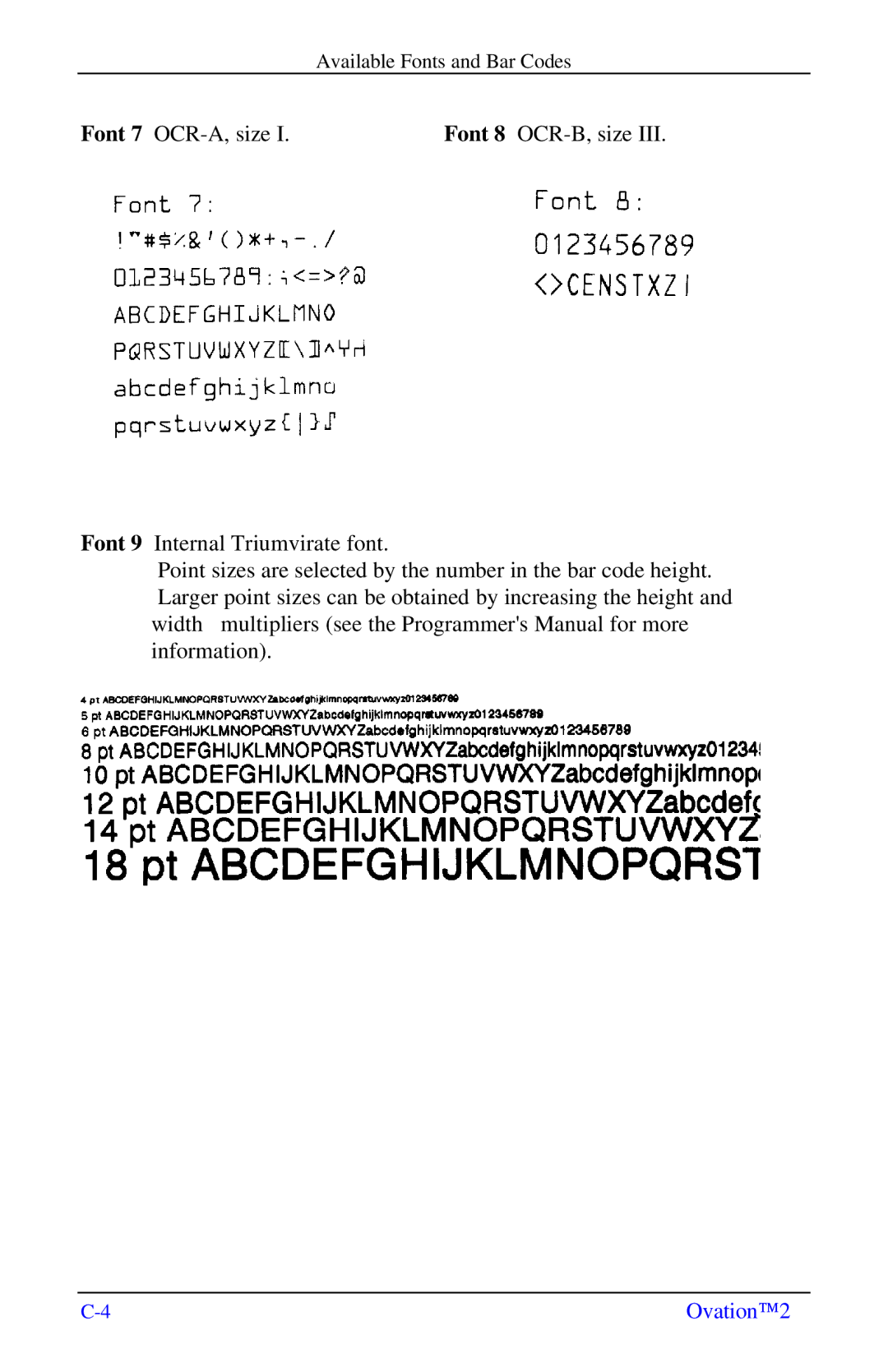 Ovation Software Label Printer manual Ovation2 