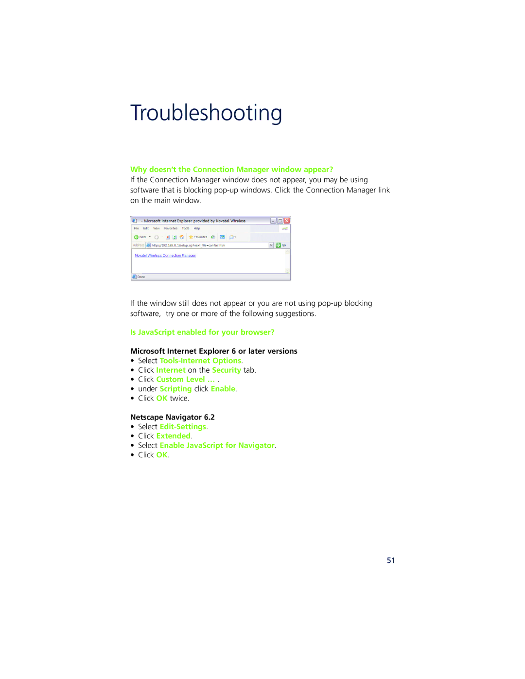 Ovation Software Ovation user manual Troubleshooting, Why doesn’t the Connection Manager window appear? 