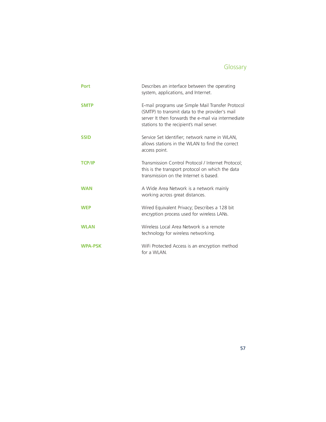 Ovation Software Ovation user manual Glossary, Port 