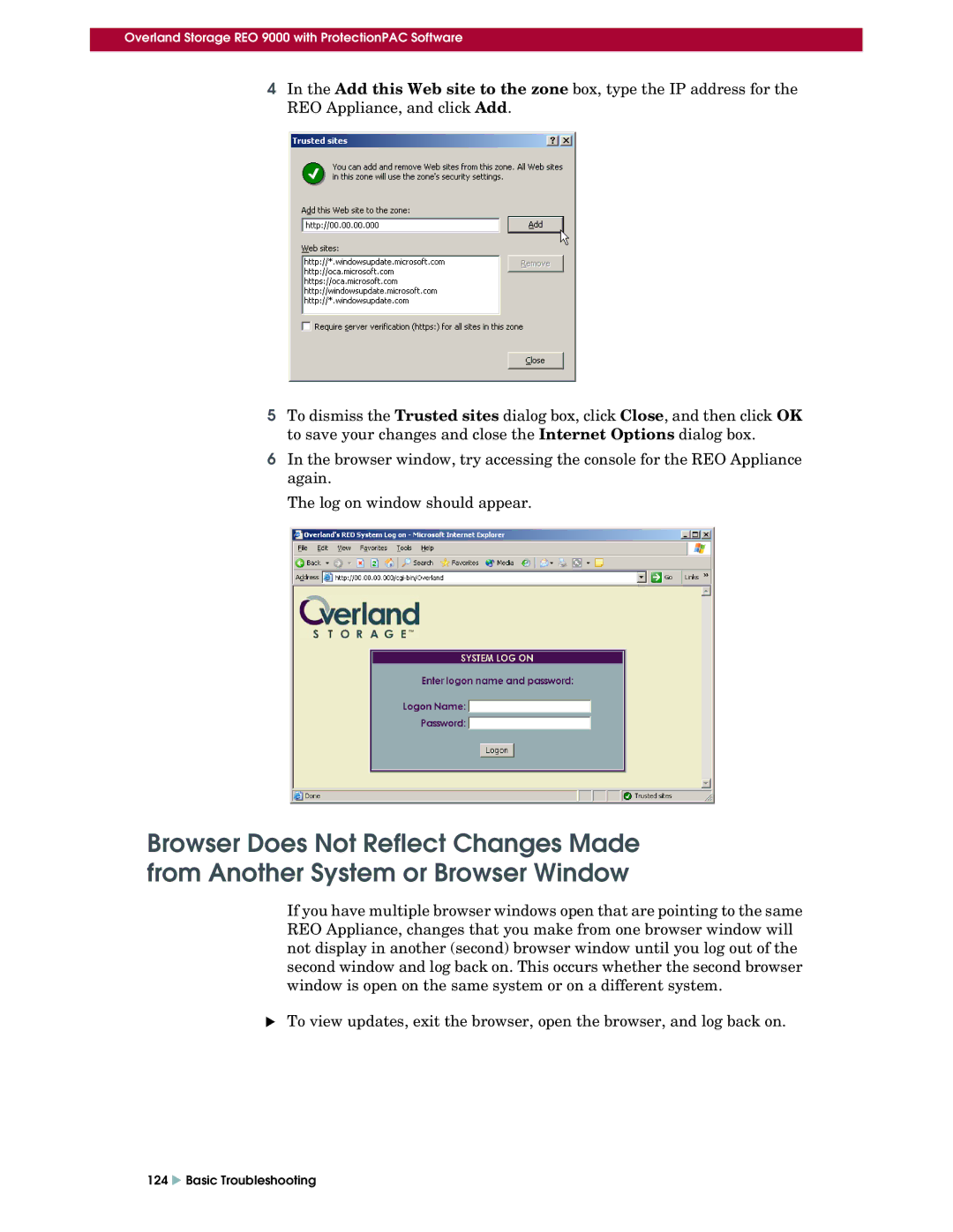 Overland Storage setup guide Overland Storage REO 9000 with ProtectionPAC Software 