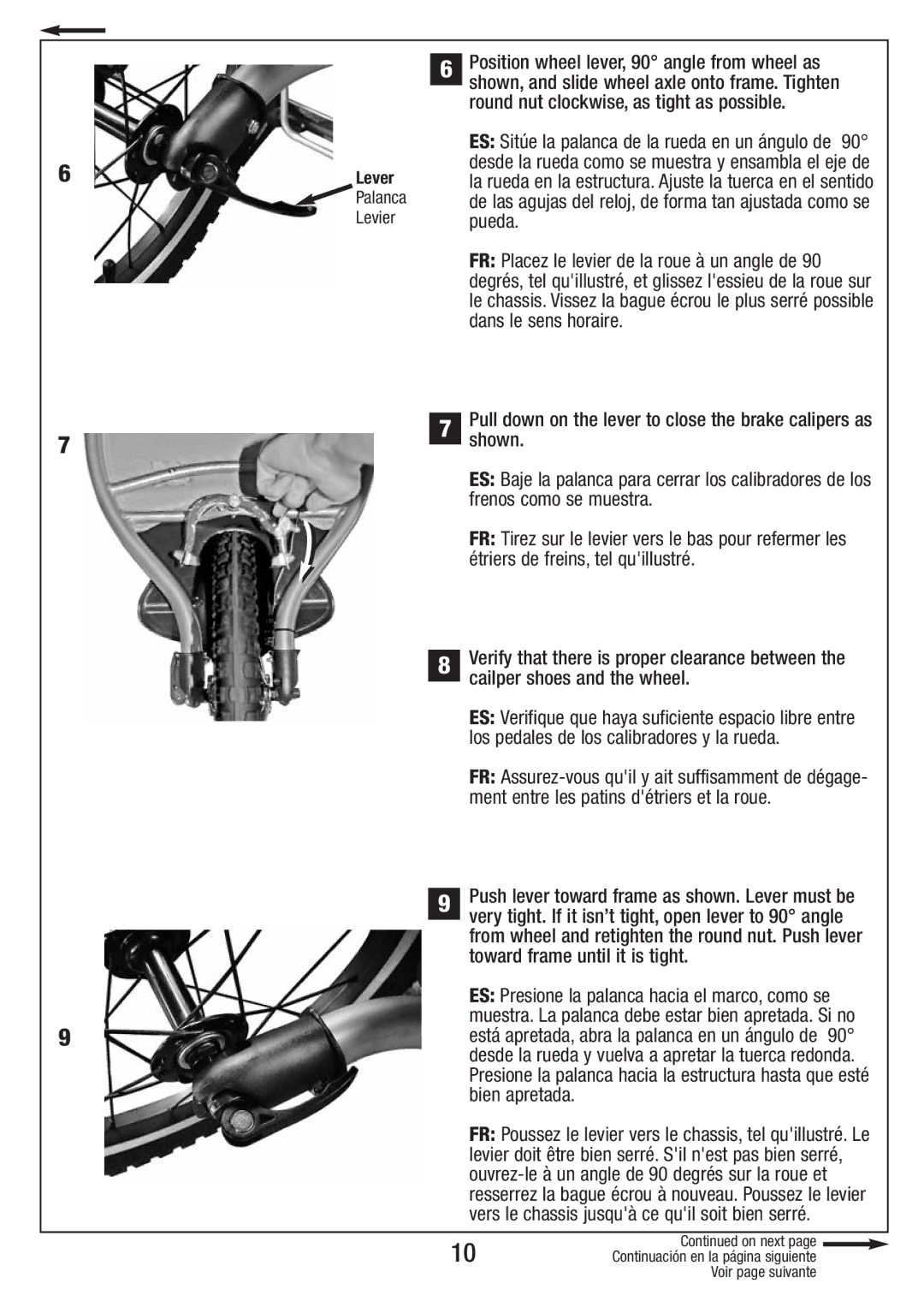 Overland Storage S81-T-R2 4/10 manual Round nut clockwise, as tight as possible, Pueda, Dans le sens horaire, Shown 