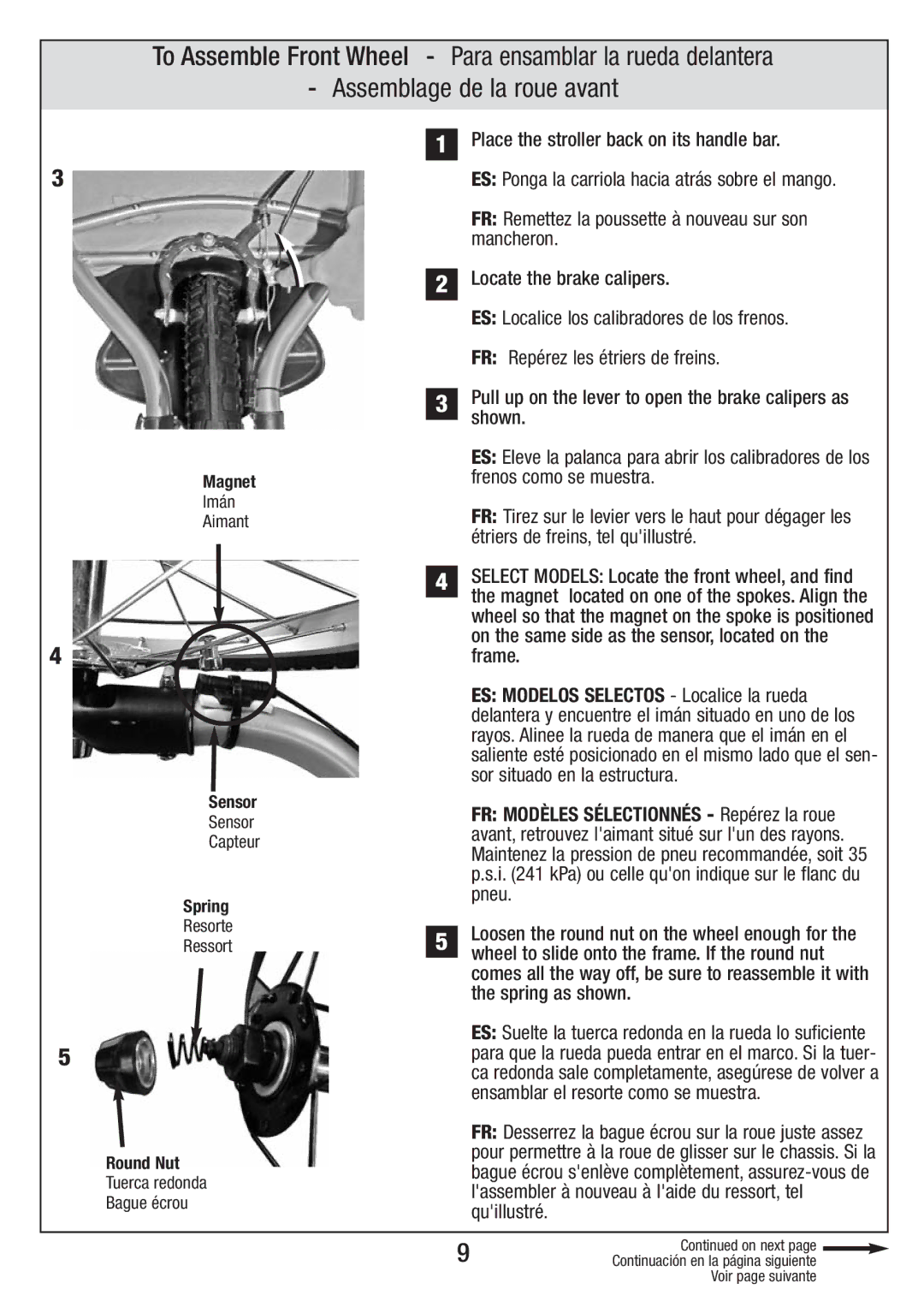 Overland Storage S81-T-R2 4/10 manual Imán Aimant, Sensor Capteur, Resorte Ressort, Tuerca redonda Bague écrou 