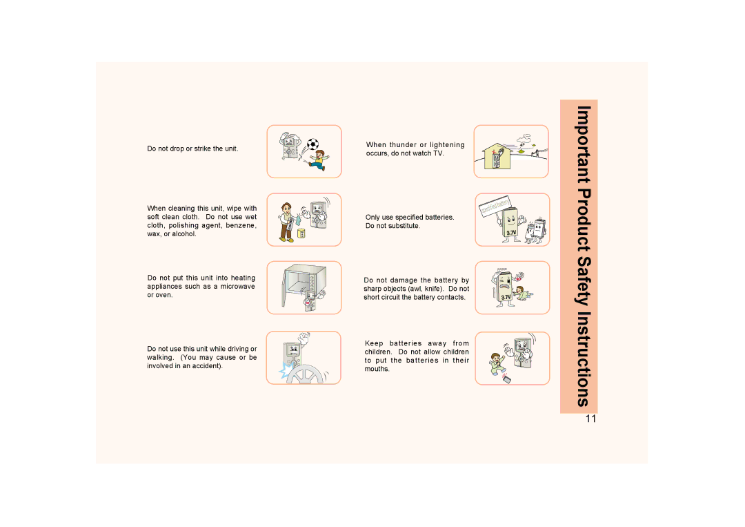 Ovideon AVIAh user manual Important Product Safety Instructions 