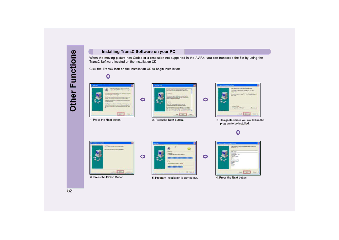 Ovideon AVIAh user manual Installing TransC Software on your PC 