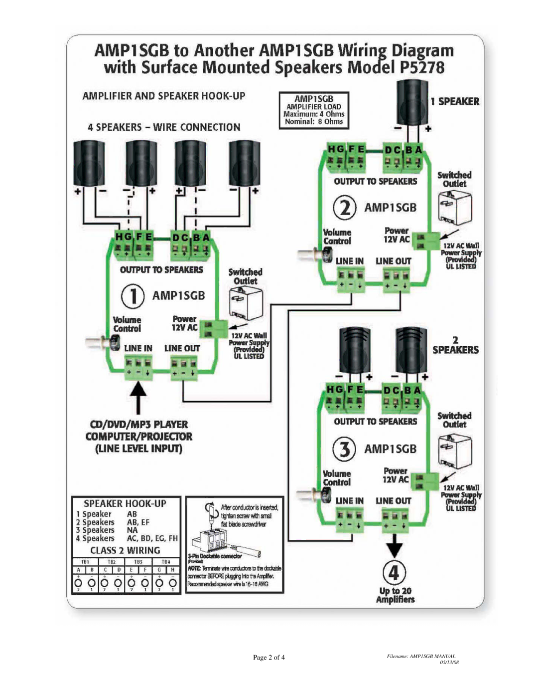 OWI installation instructions Filename AMP1SGB Manual 