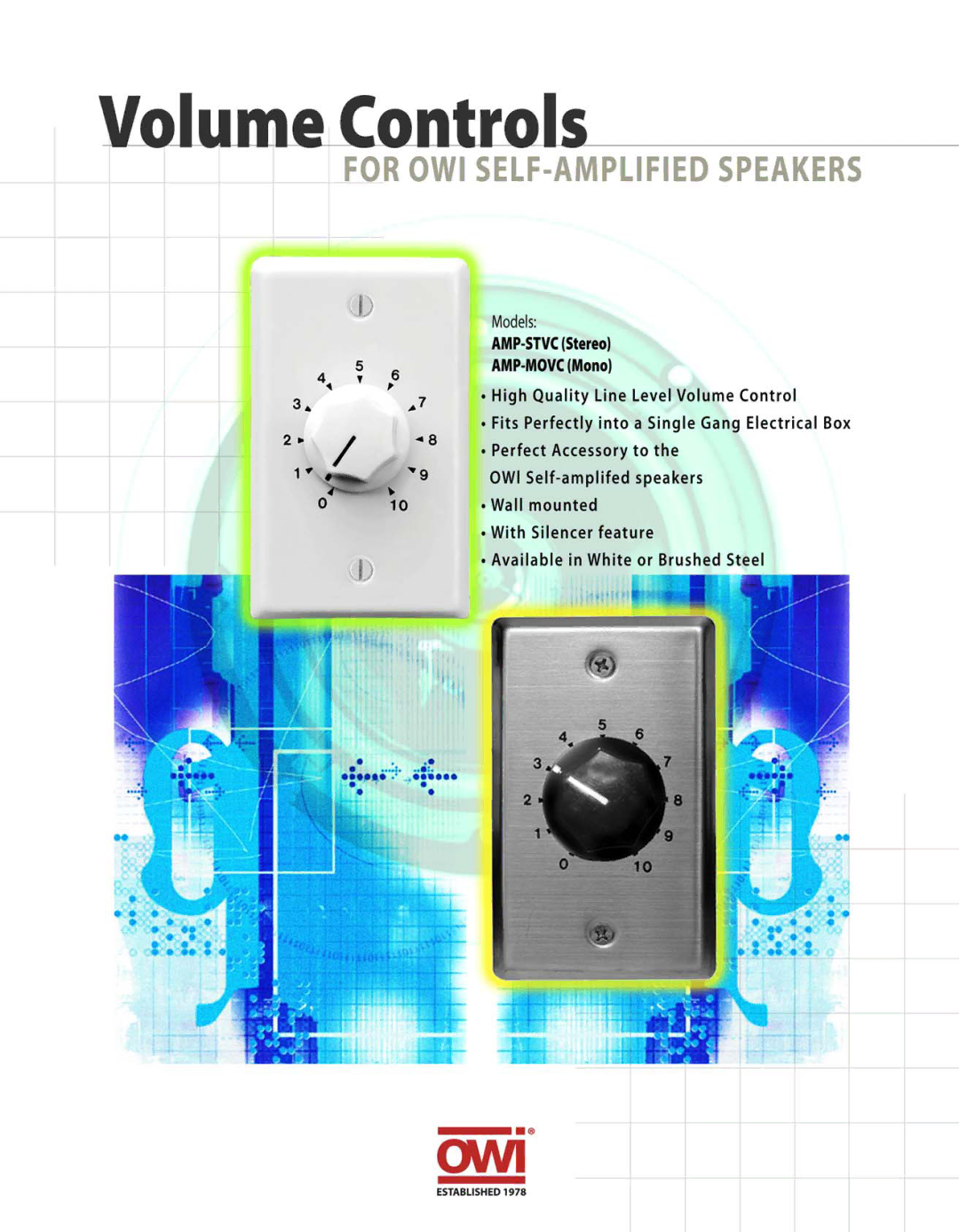 OWI AMPMOVC, AMPSTVC manual 