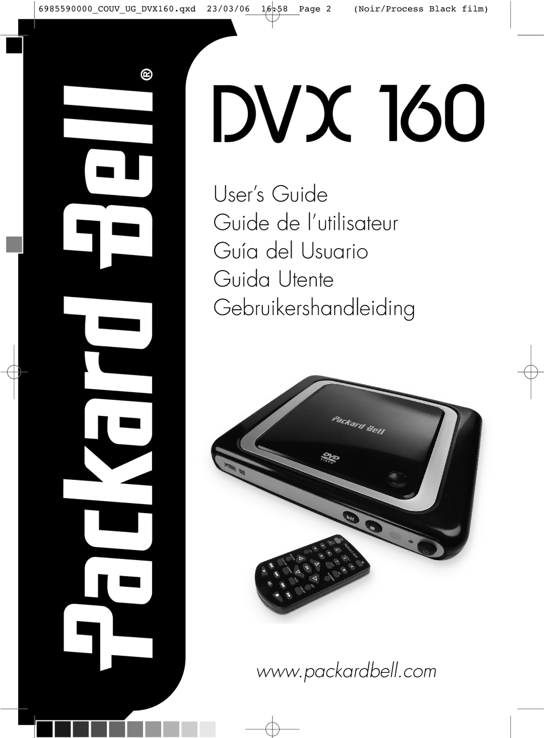 Packard Bell 160 manual User’s Guide 