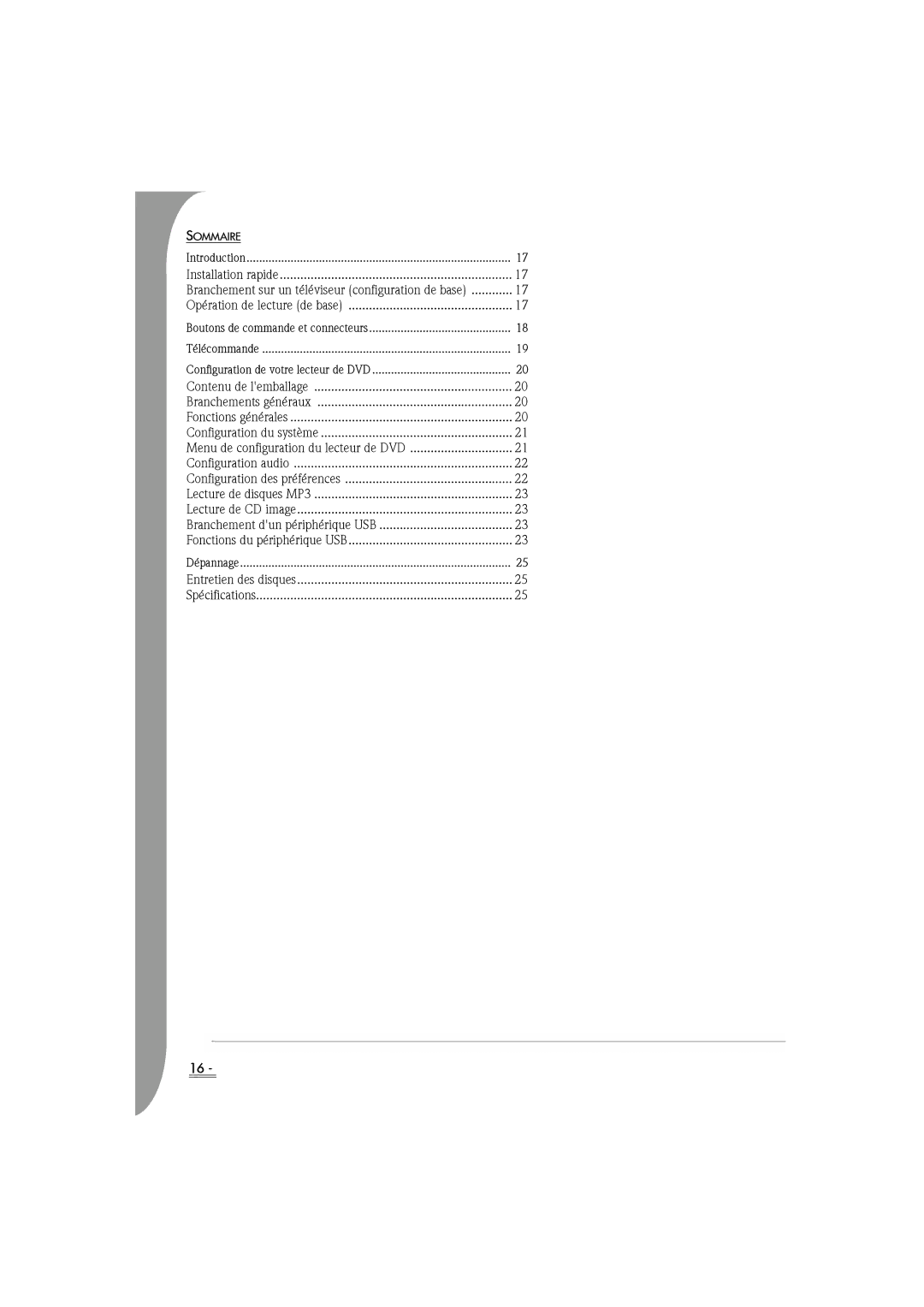 Packard Bell DVX 460 manual Sommaire, Dépannage 