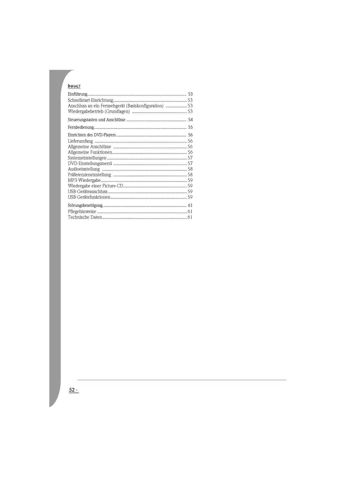 Packard Bell DVX 460 manual Inhalt, Einführung, Störungsbeseitigung 