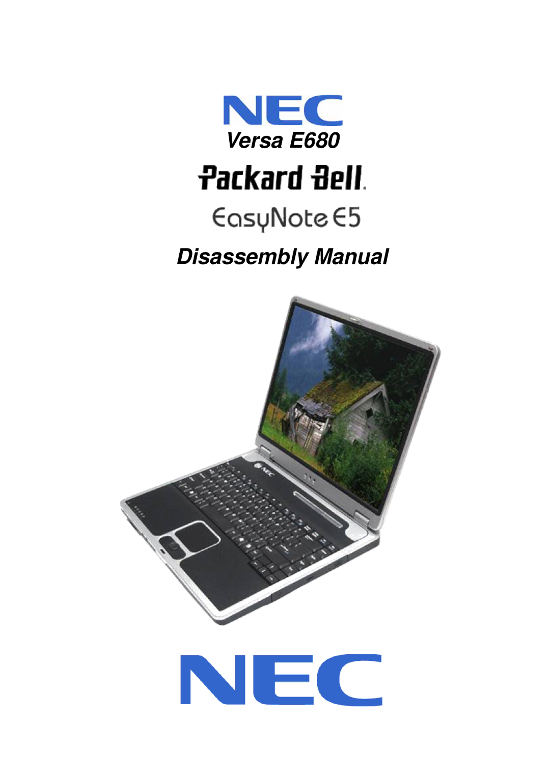 Packard Bell manual Versa E680 Disassembly Manual 