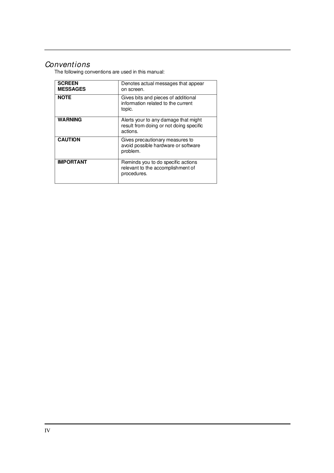 Packard Bell M5801 manual Conventions 