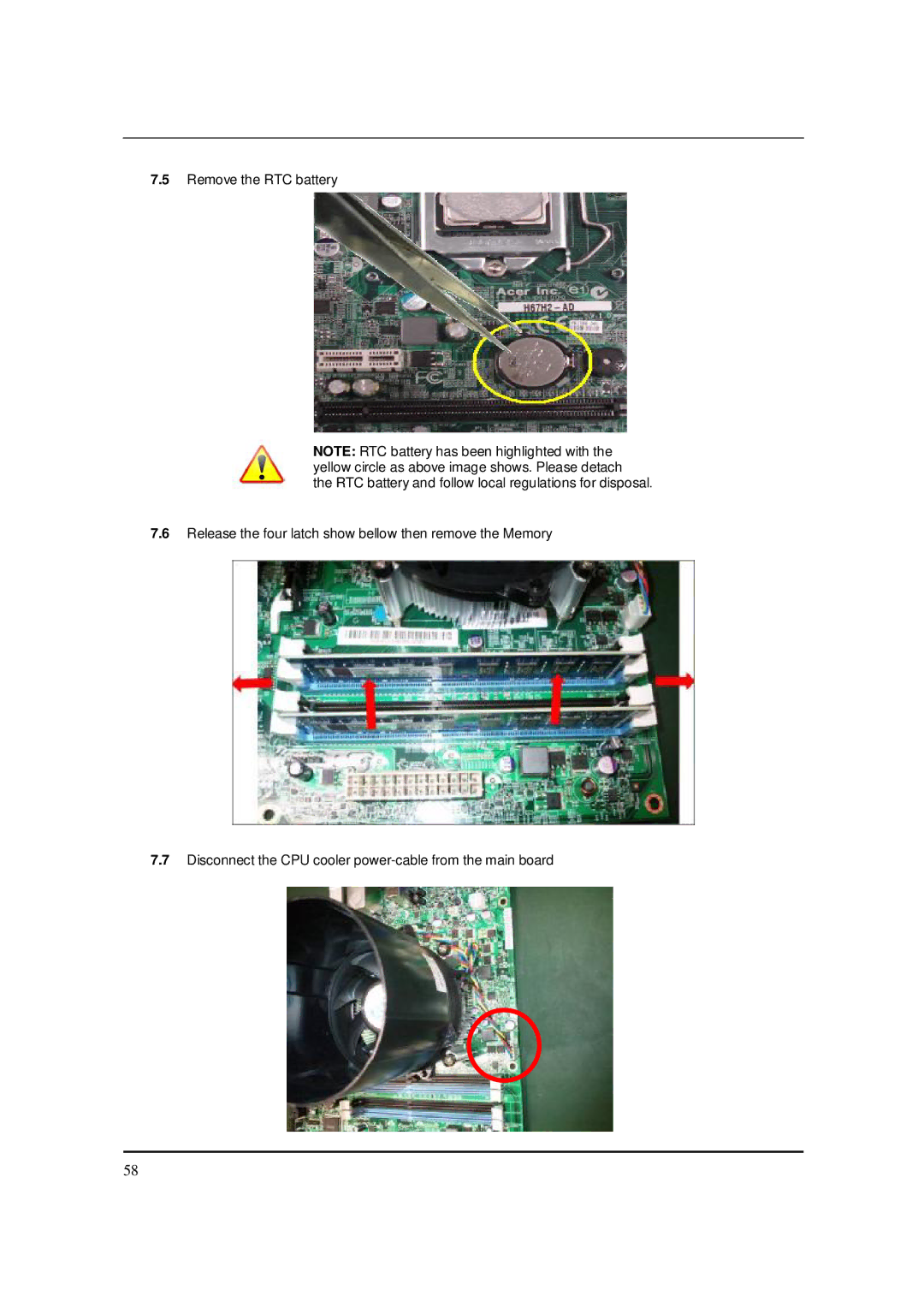 Packard Bell M5850 manual 