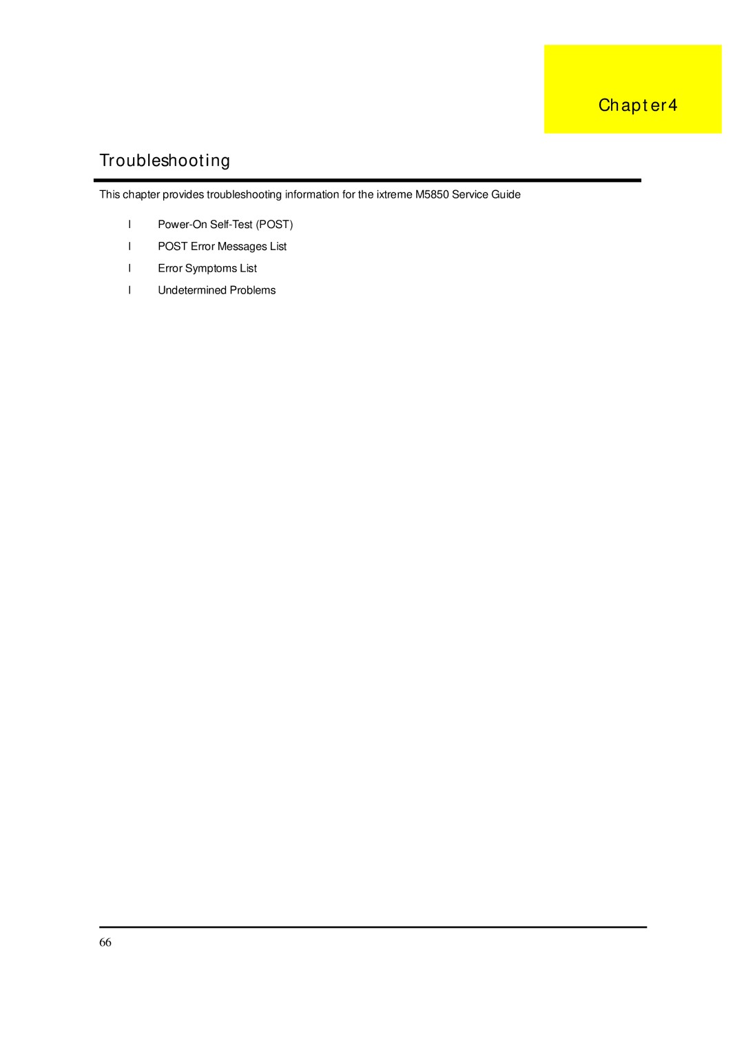 Packard Bell M5850 manual Troubleshooting 