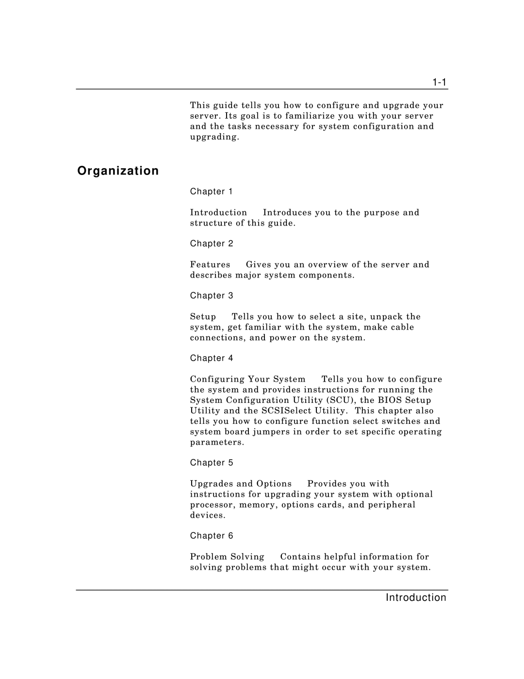 Packard Bell MH4000 manual Organization, Chapter 