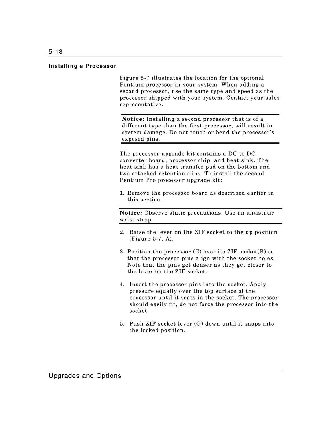 Packard Bell MH4000 manual Installing a Processor 