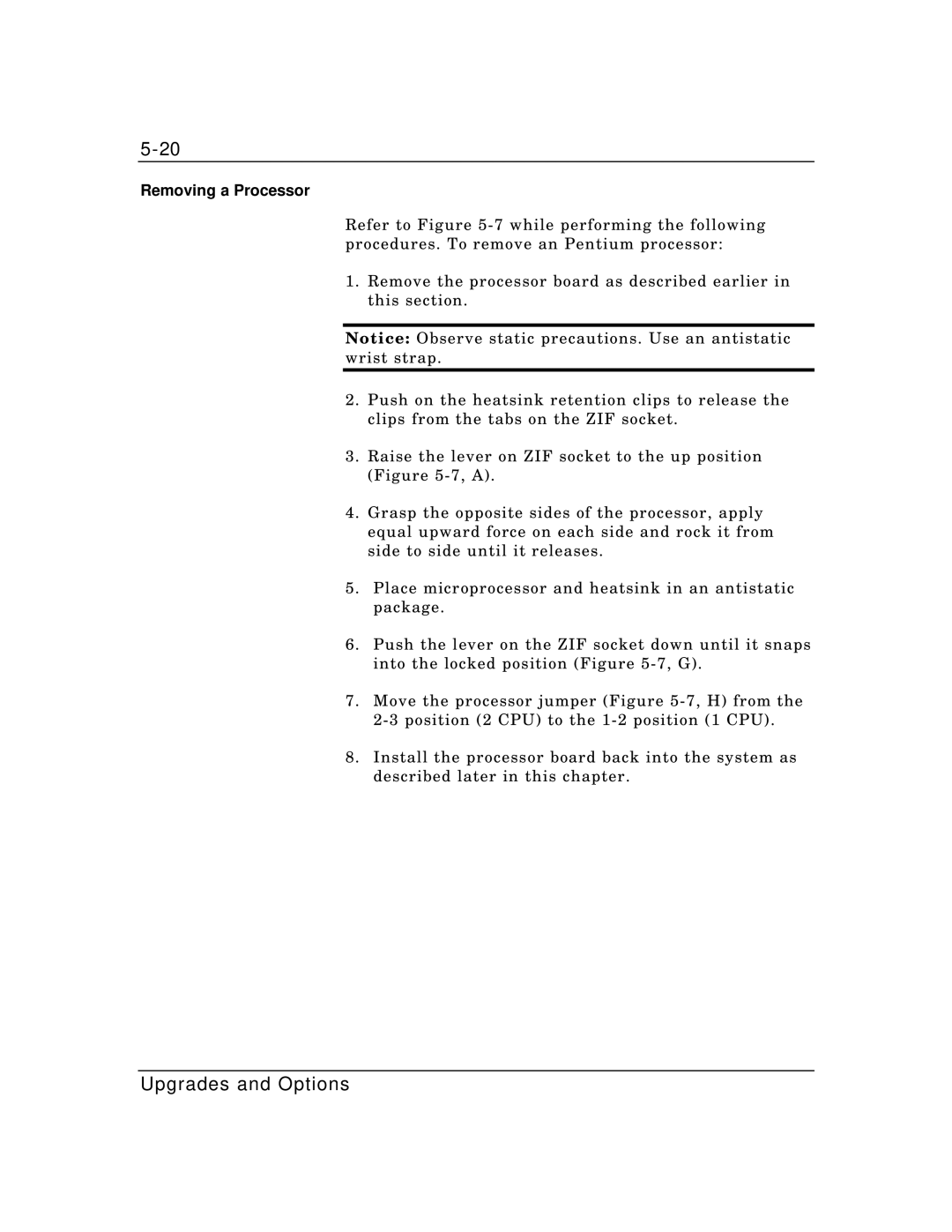 Packard Bell MH4000 manual Removing a Processor 