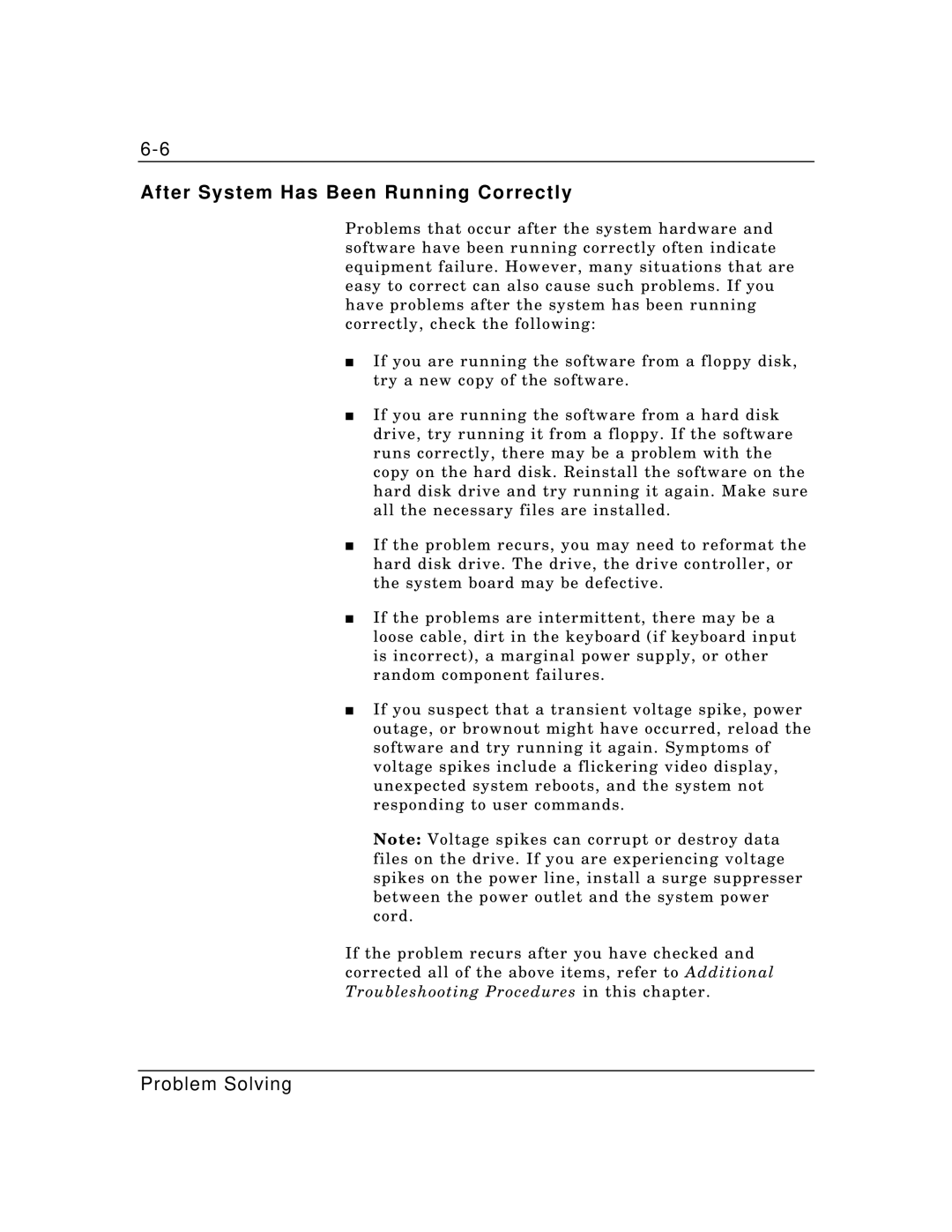 Packard Bell MH4000 manual After System Has Been Running Correctly 