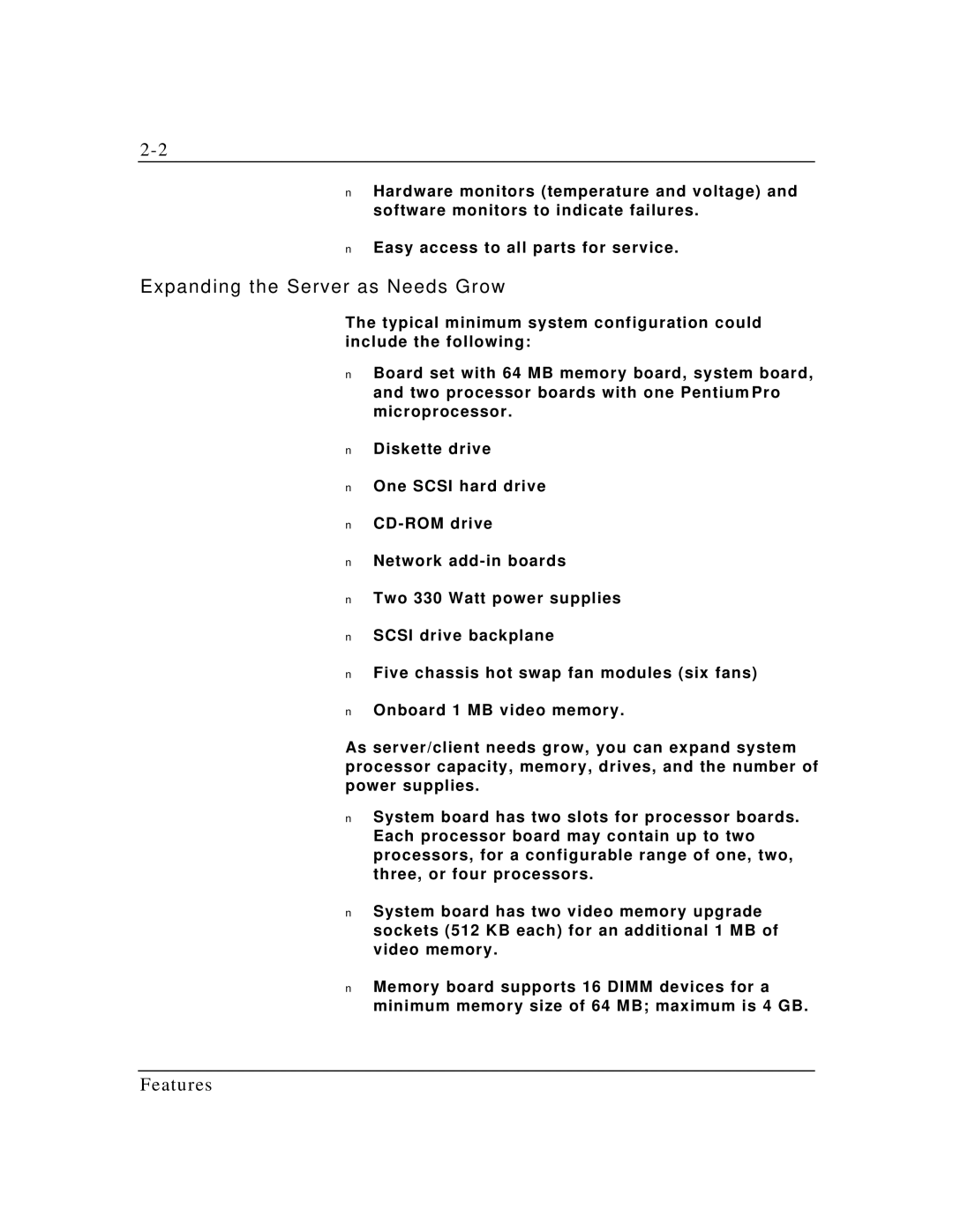 Packard Bell MH4000 manual Expanding the Server as Needs Grow 