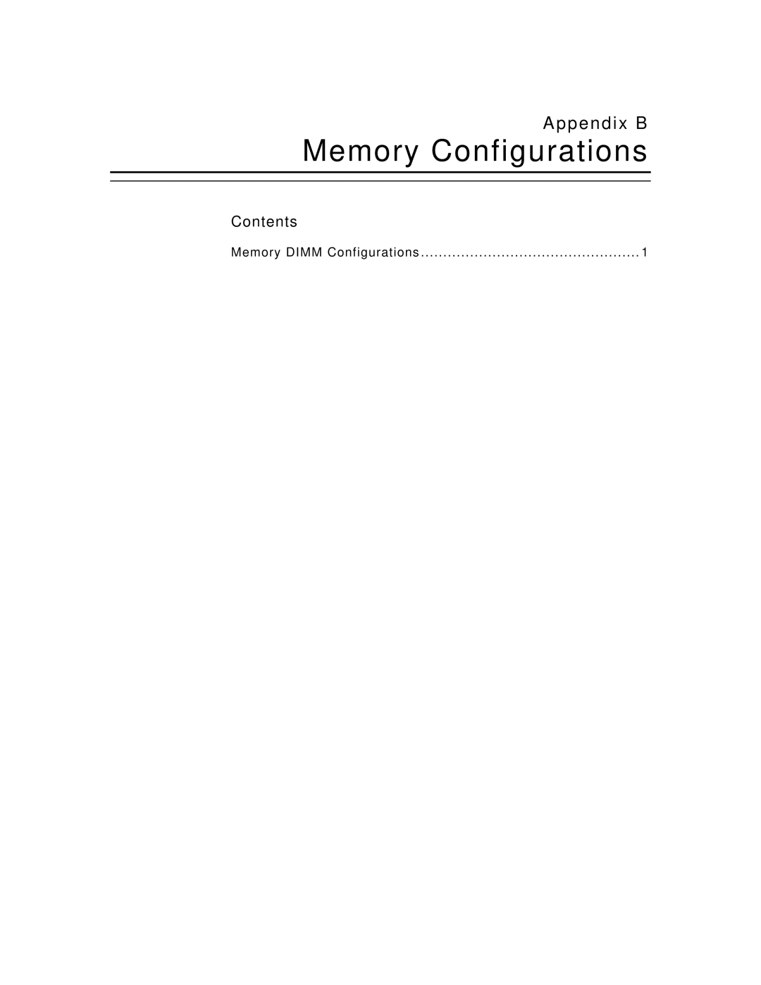 Packard Bell MH4000 manual Memory Configurations 