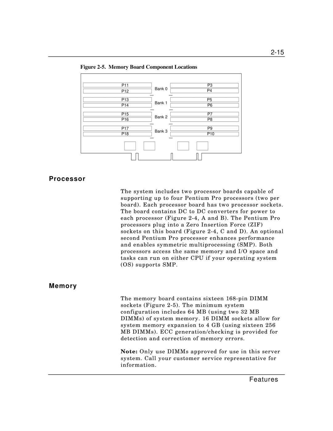 Packard Bell MH4000 manual Processor, Memory 