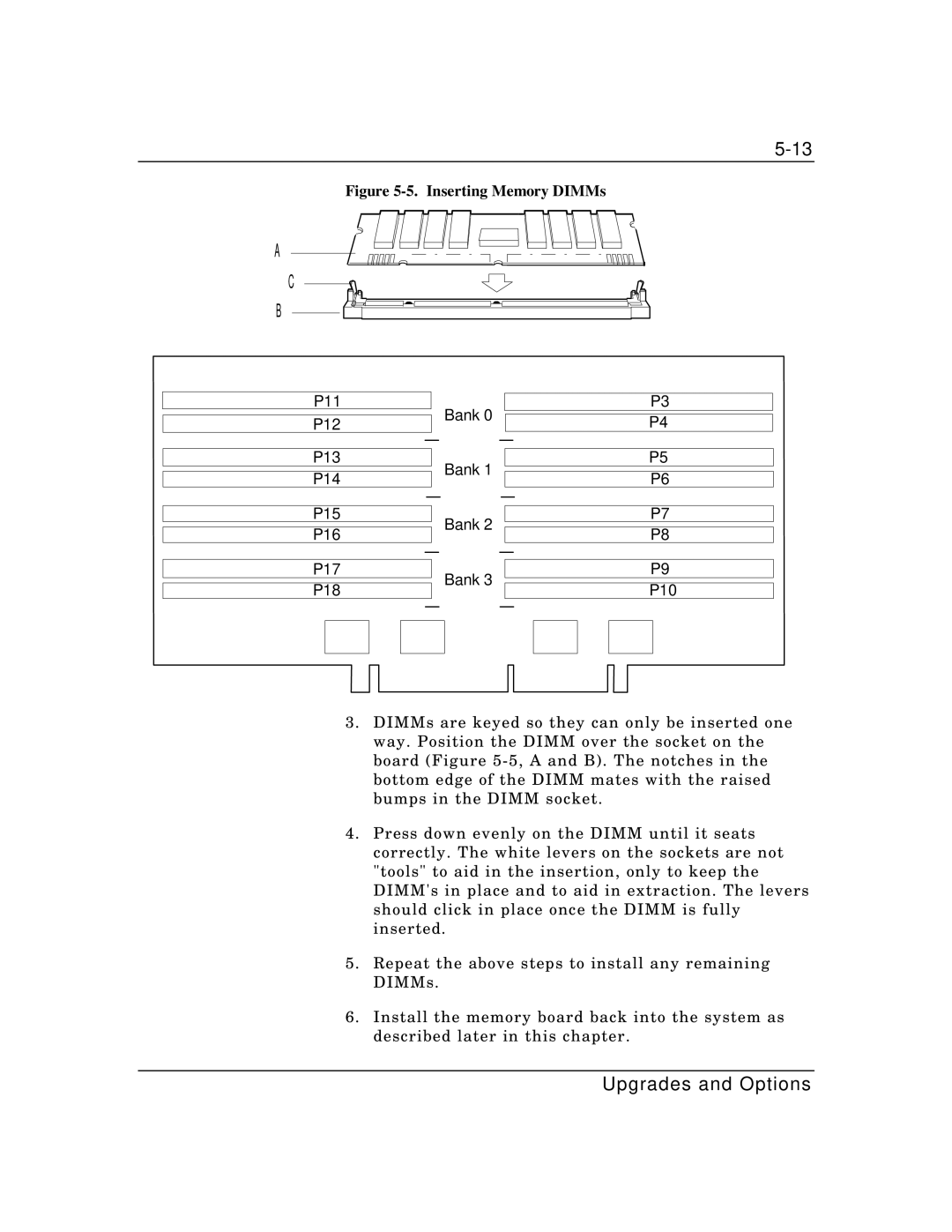 Packard Bell MH4000 manual Inserting Memory DIMMs 