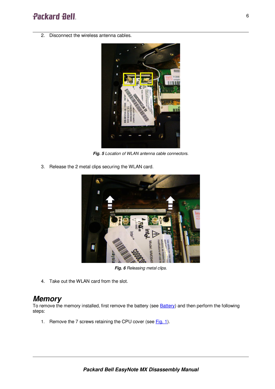 Packard Bell MX manual Memory, 66666 