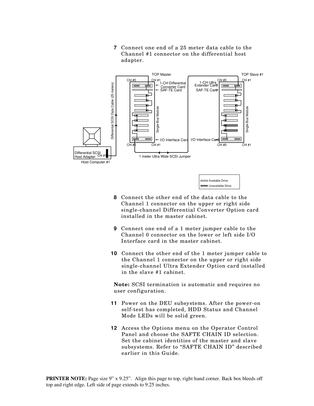 Packard Bell 5800, ST8000 manual SCSIDifferential CableData meters25 