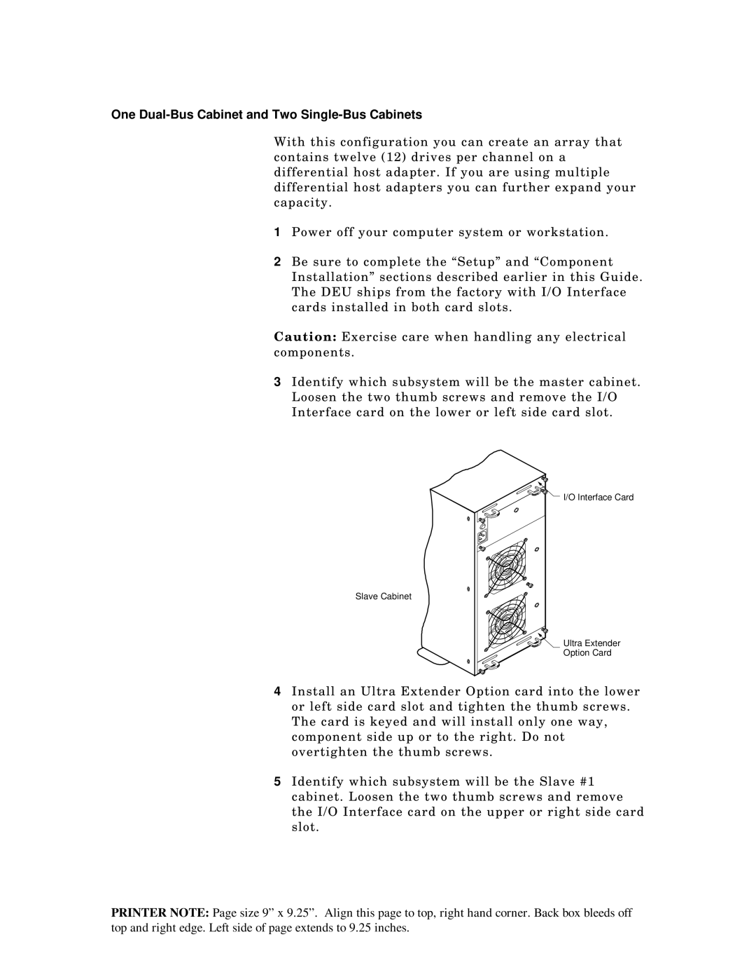 Packard Bell ST8000, 5800 manual One Dual-Bus Cabinet and Two Single-Bus Cabinets 