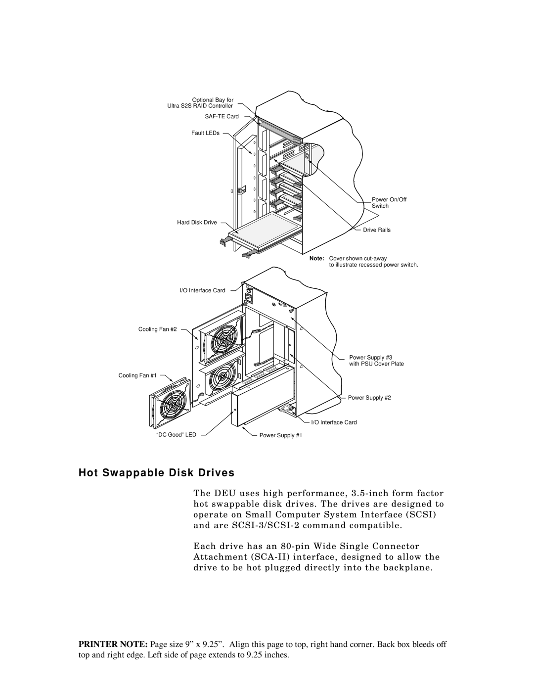 Packard Bell 5800, ST8000 manual Hot Swappable Disk Drives 