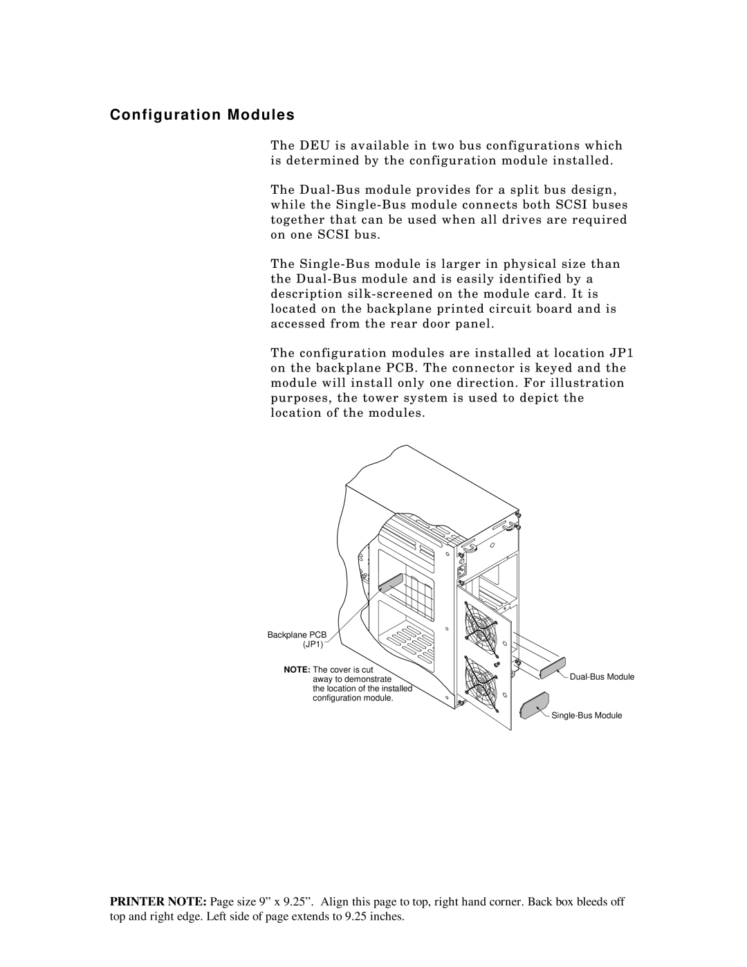 Packard Bell 5800, ST8000 manual Configuration Modules 