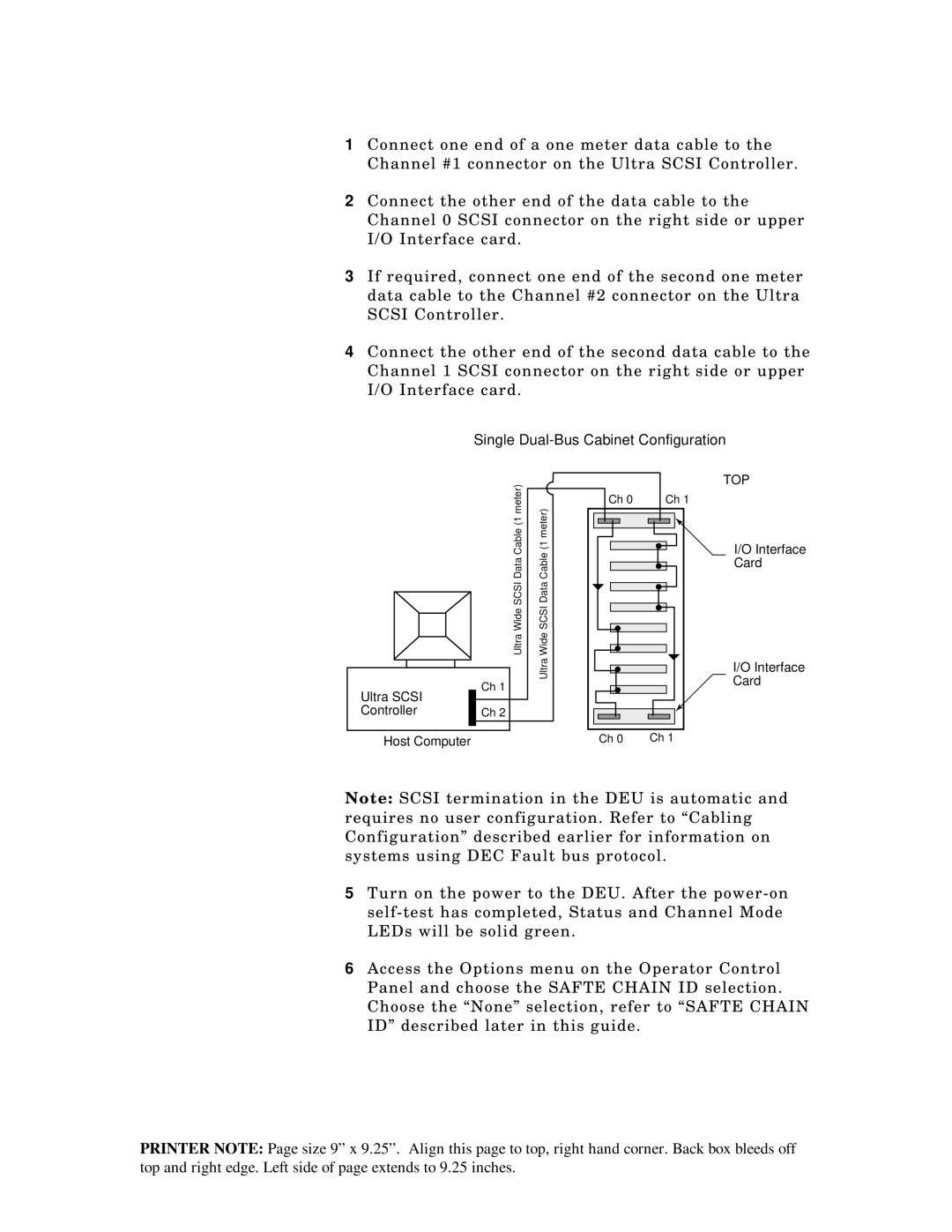 Packard Bell 5800, ST8000 manual Single Dual-Bus Cabinet Configuration 