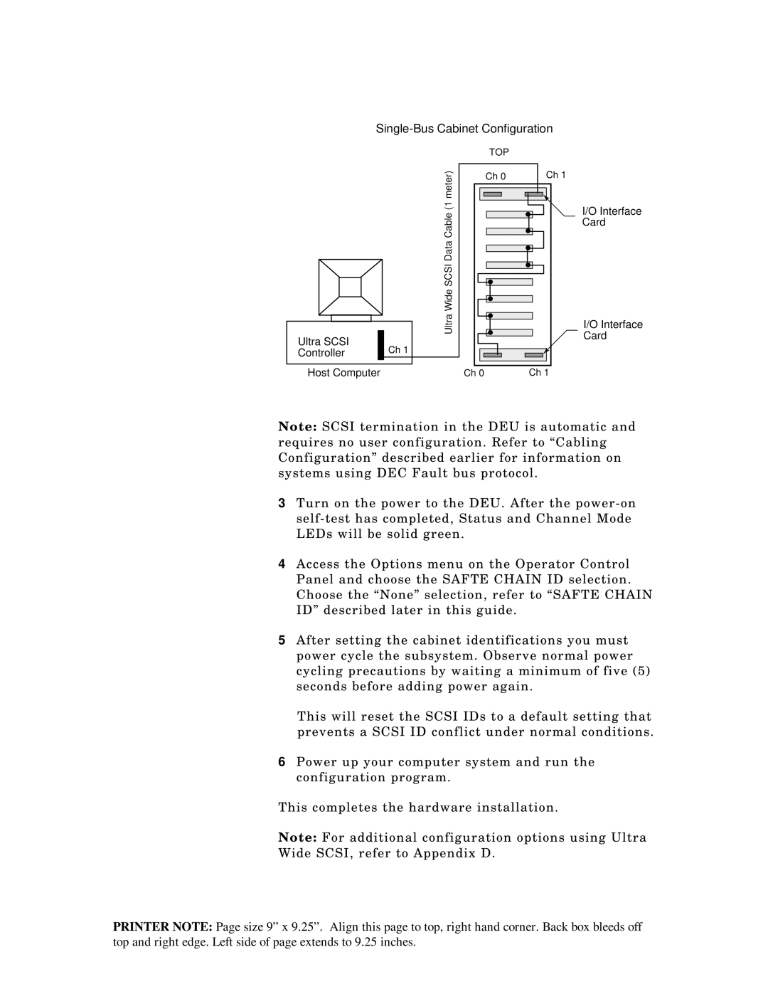 Packard Bell 5800, ST8000 manual Single-Bus Cabinet Configuration 