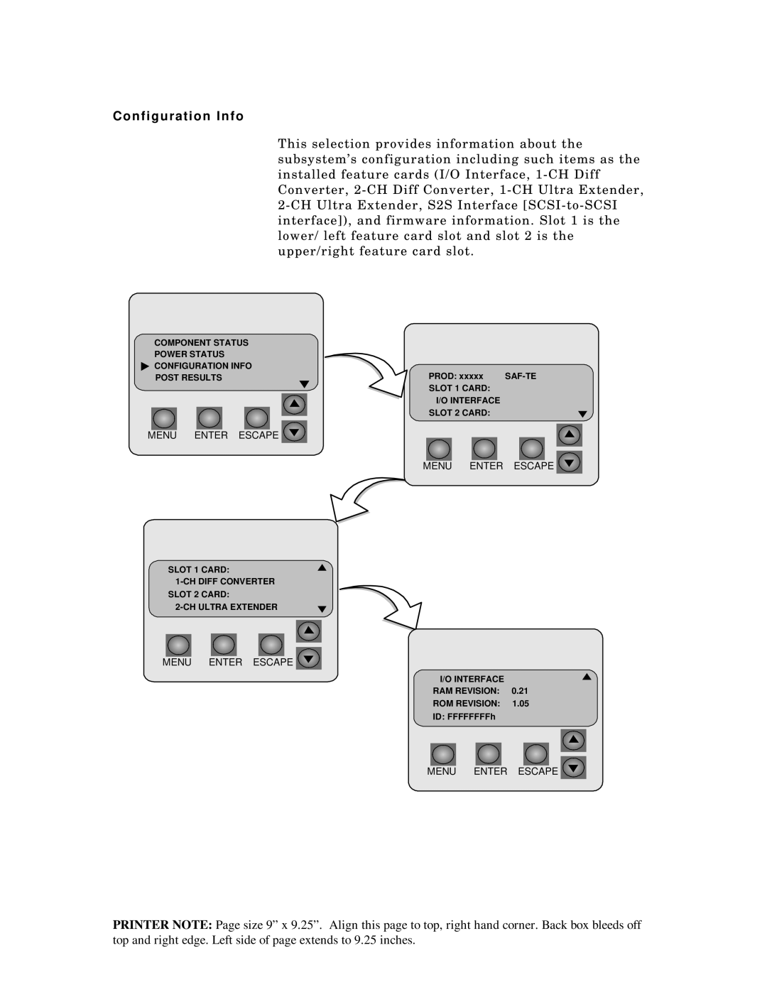 Packard Bell 5800, ST8000 manual Configuration Info 