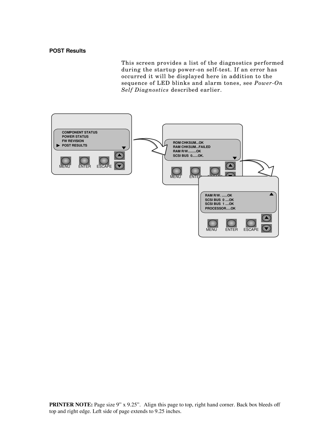 Packard Bell ST8000, 5800 manual Post Results 