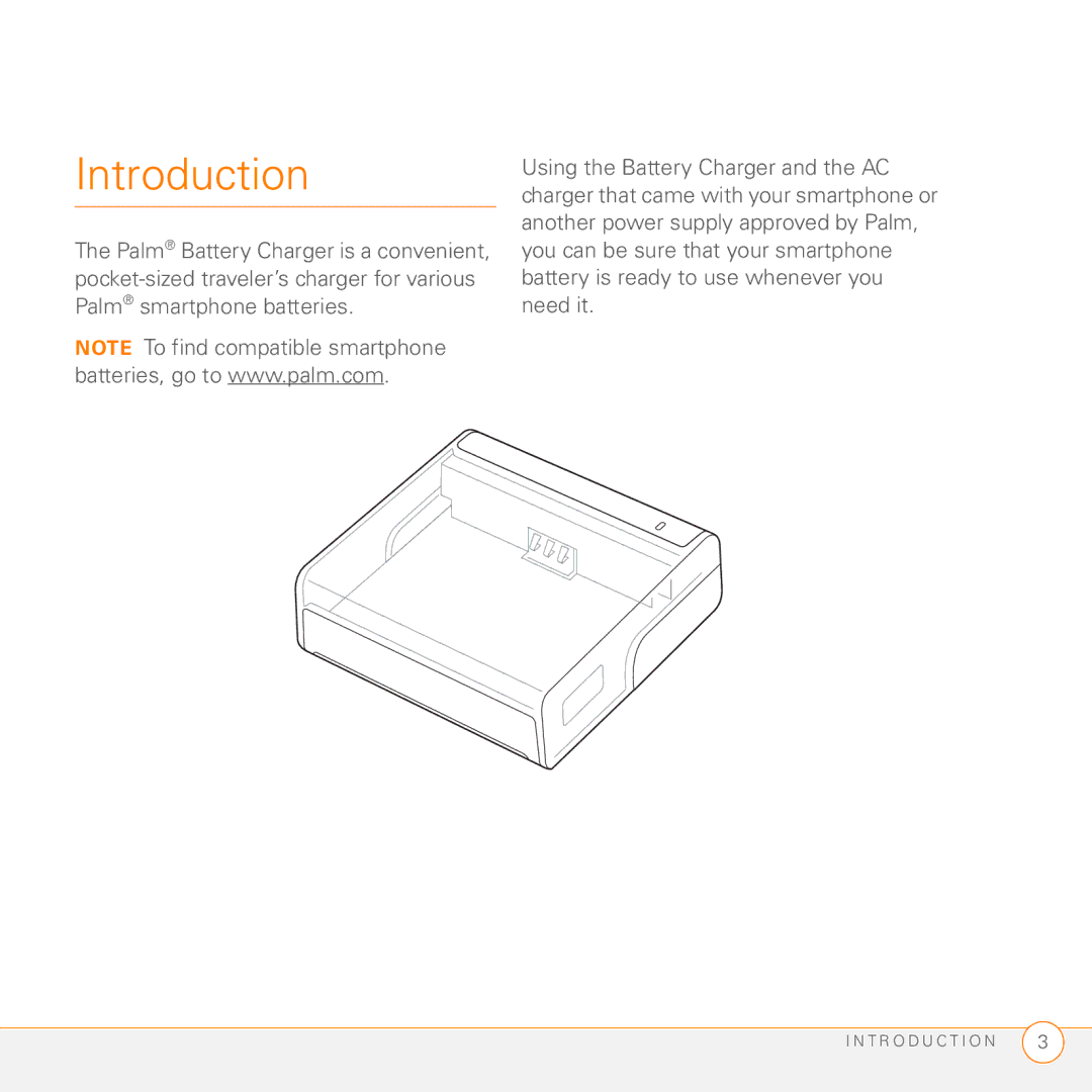 Palm 3350WW manual Introduction 