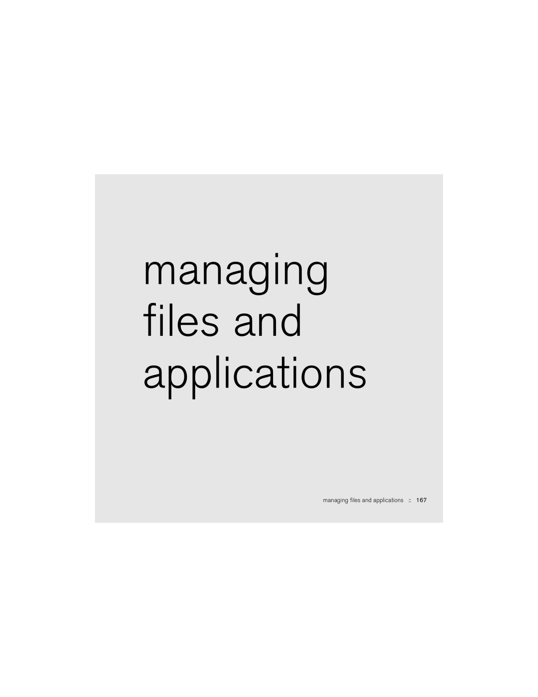 Palm 650 manual Managing files and applications 