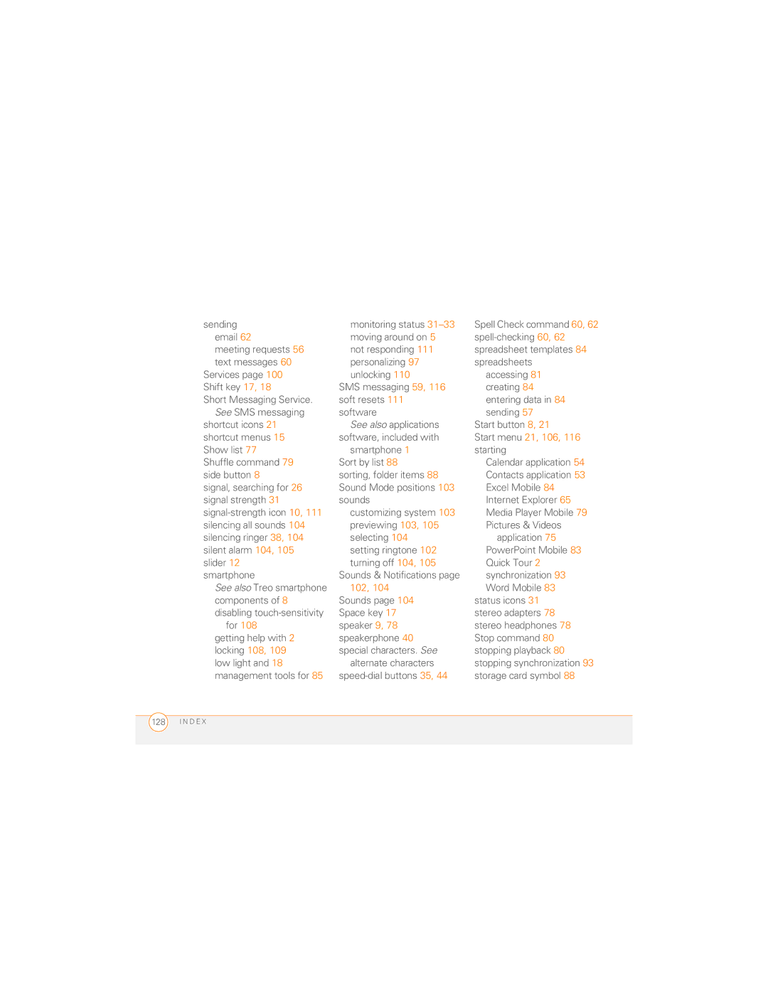 Palm 700wx manual Sending Monitoring status, Word Mobile 