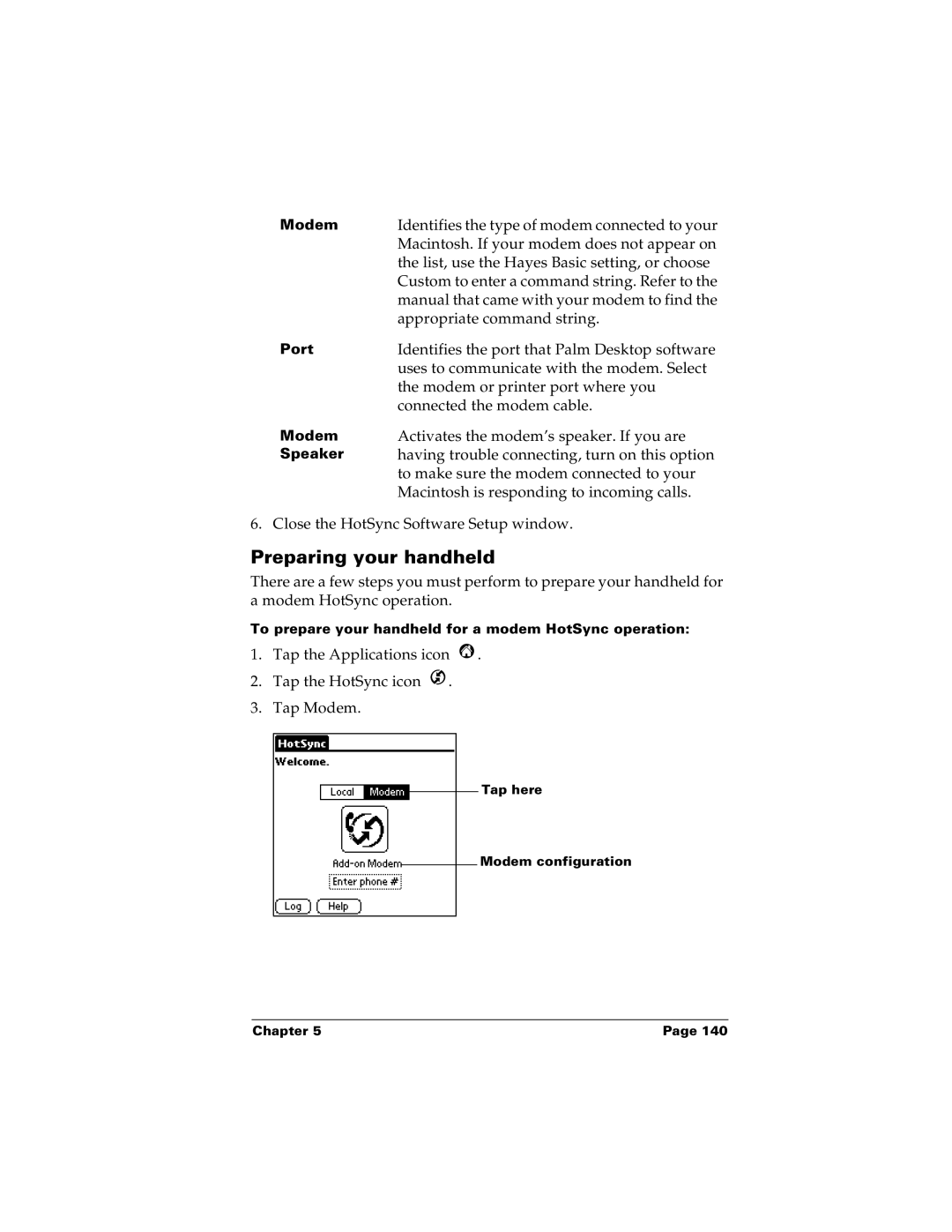 Palm m100 manual Preparing your handheld 