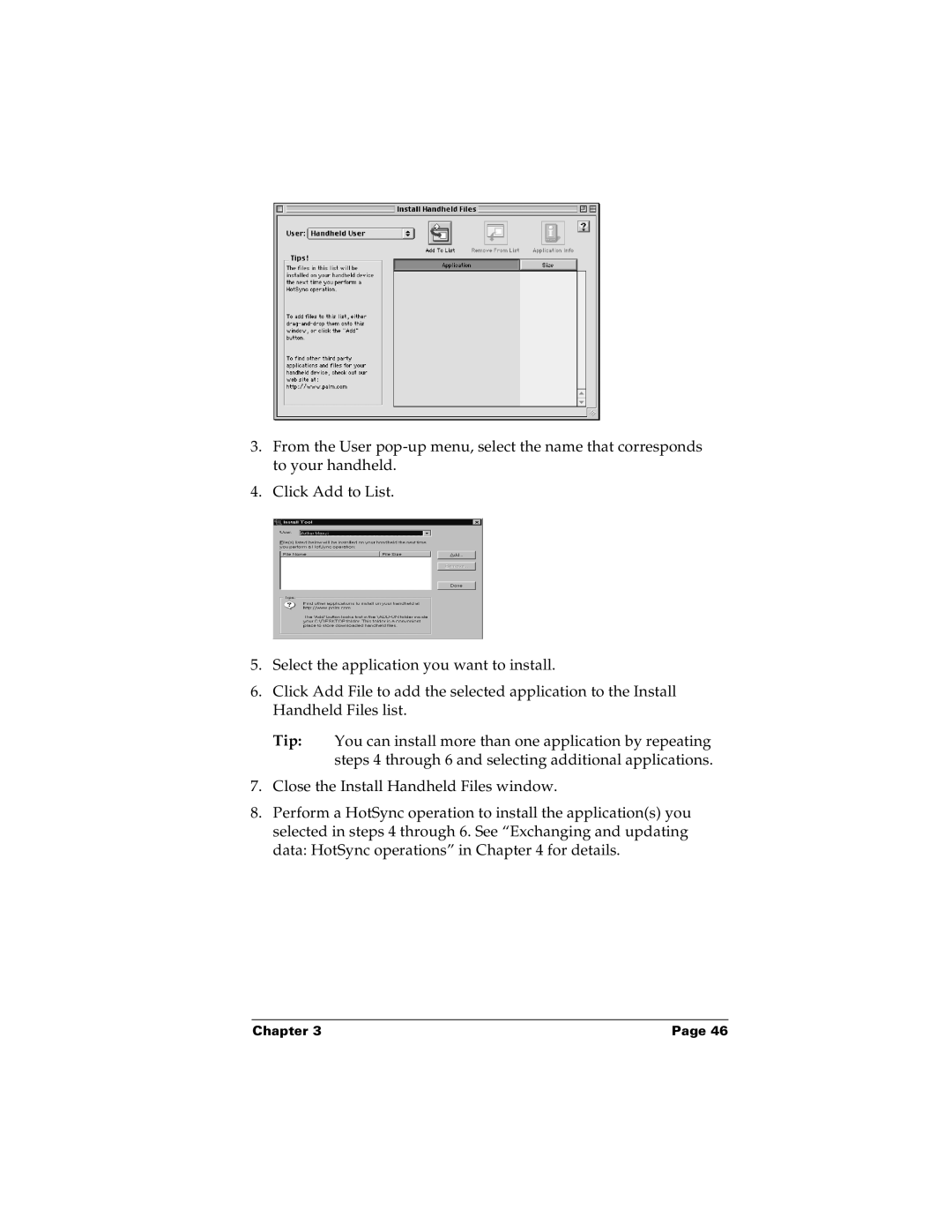 Palm m100 manual Chapter 