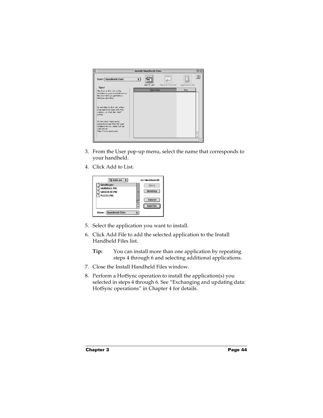 Palm m100 manual Chapter 