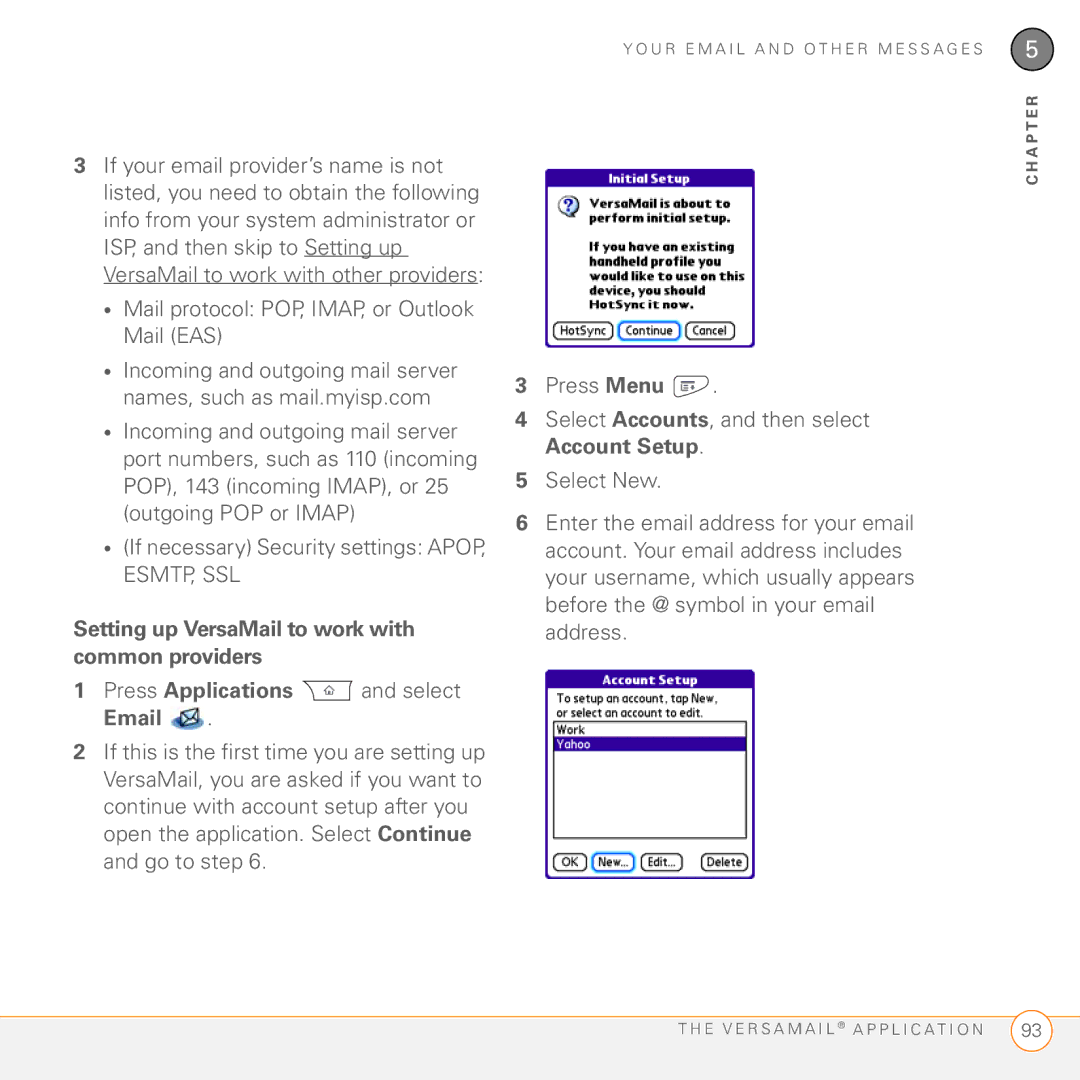 Palm PDA CentroTM Smart Device manual Esmtp, Ssl 