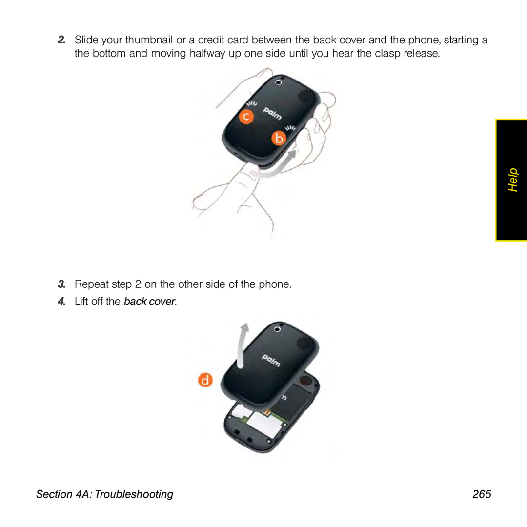 Palm Pre manual Troubleshooting 265 