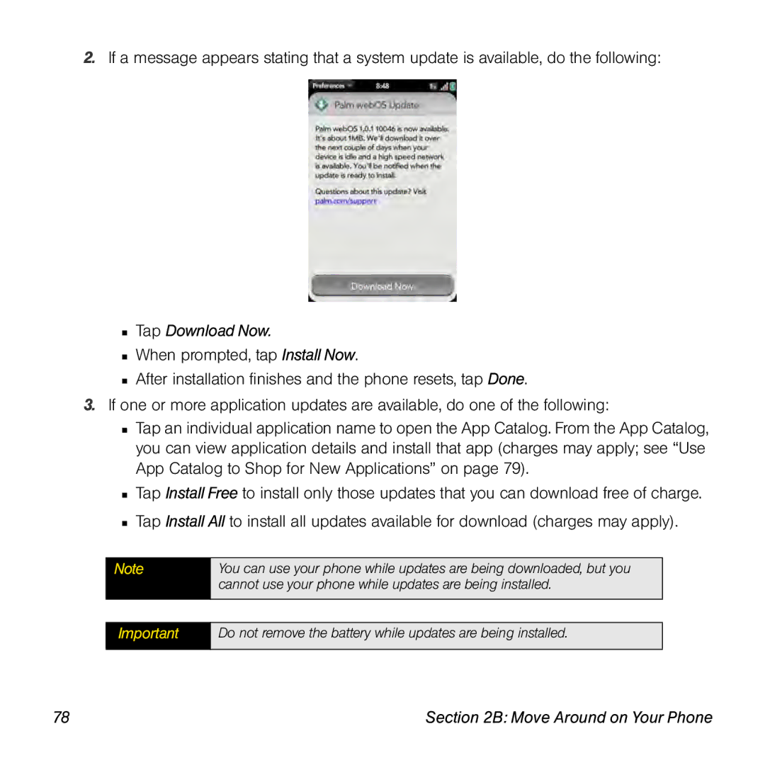 Palm Pre manual Tap Download Now 