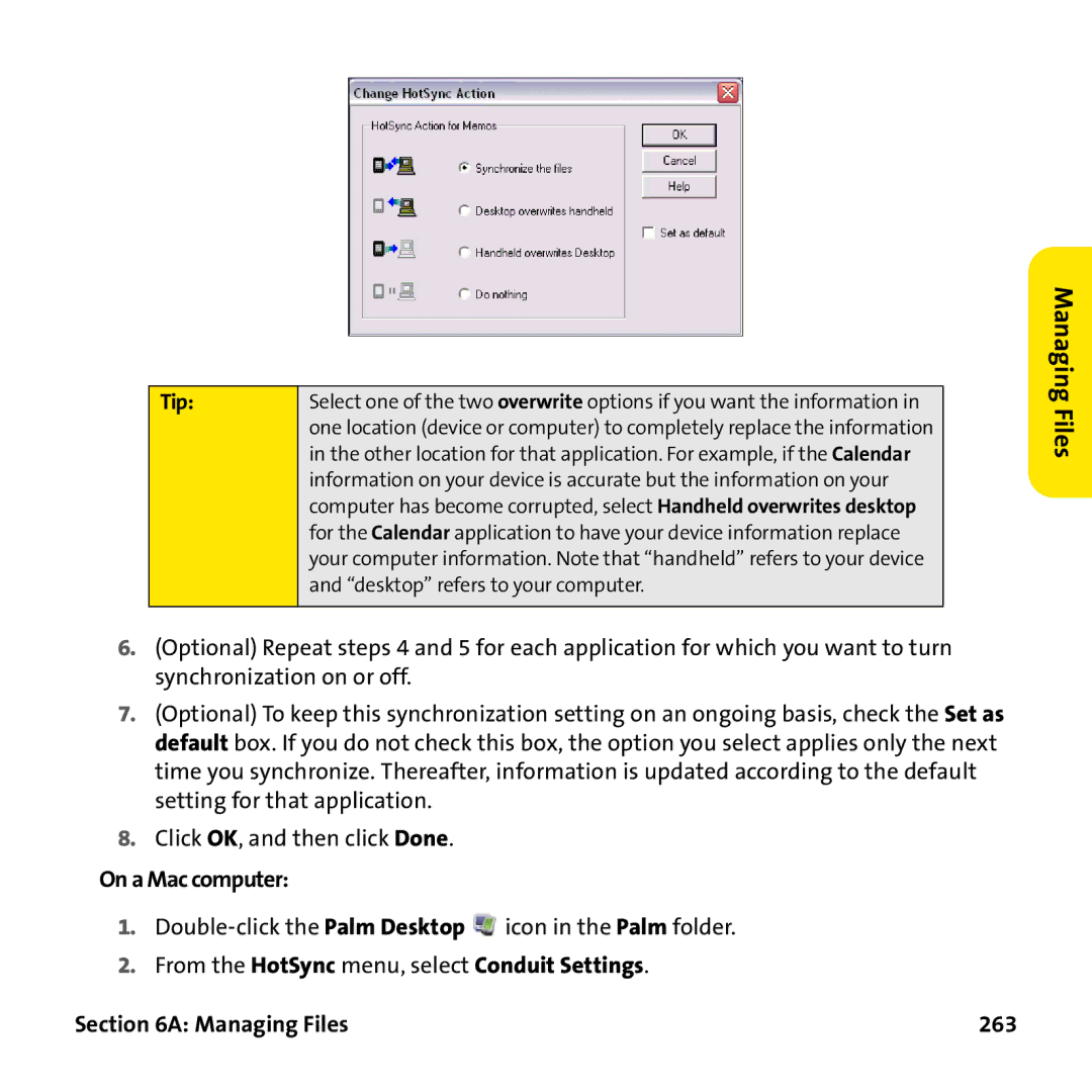 Palm PTR690HKP manual Double-click the Palm Desktop icon in the Palm folder 