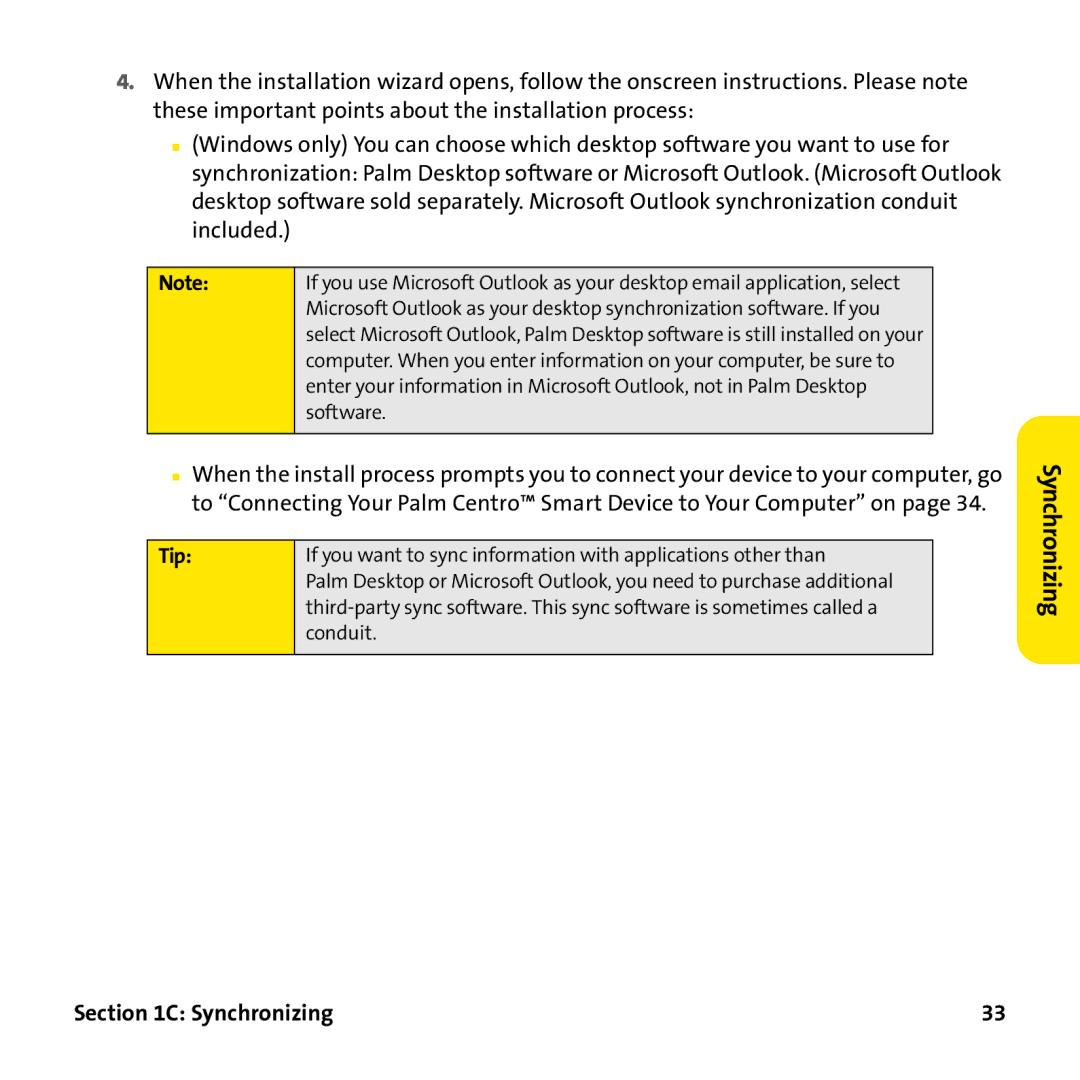 Palm PTR690HKP manual Software 