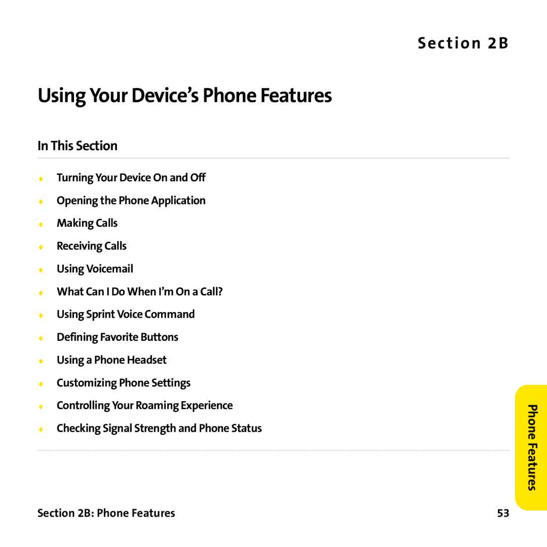 Palm PTR690HKP manual Using Your Device’s Phone Features 