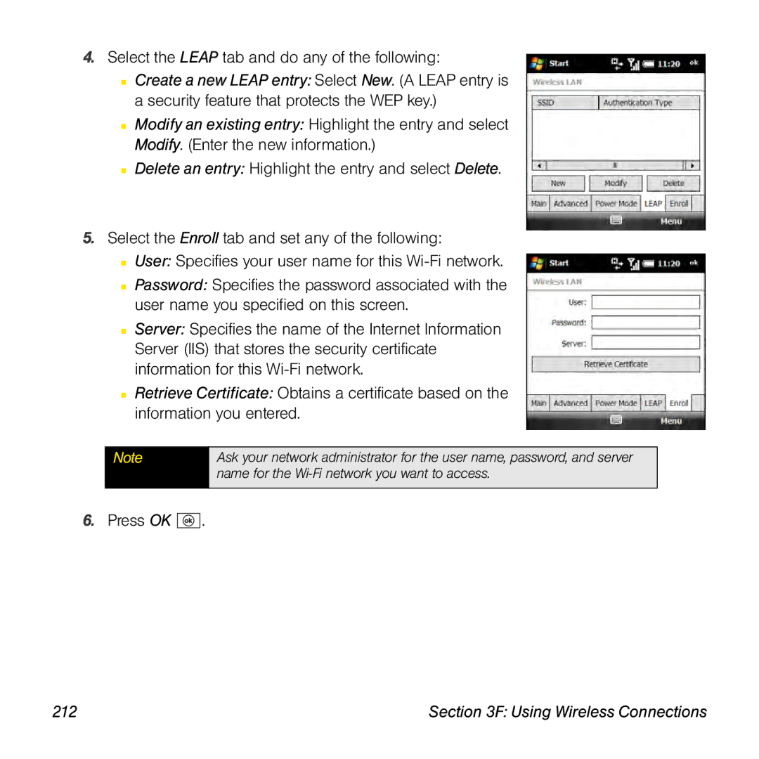 Palm TREOPROBLKSPT manual 212 